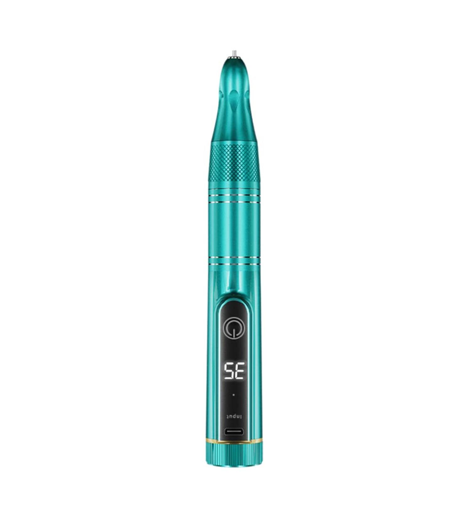 GUIJIALY 35000RPM Electric Nail Drill Rechargeable Model Nail Polisher USB Nail Polisher Manicure Pedicure Tool Green - Buy Online on GoSupps.com