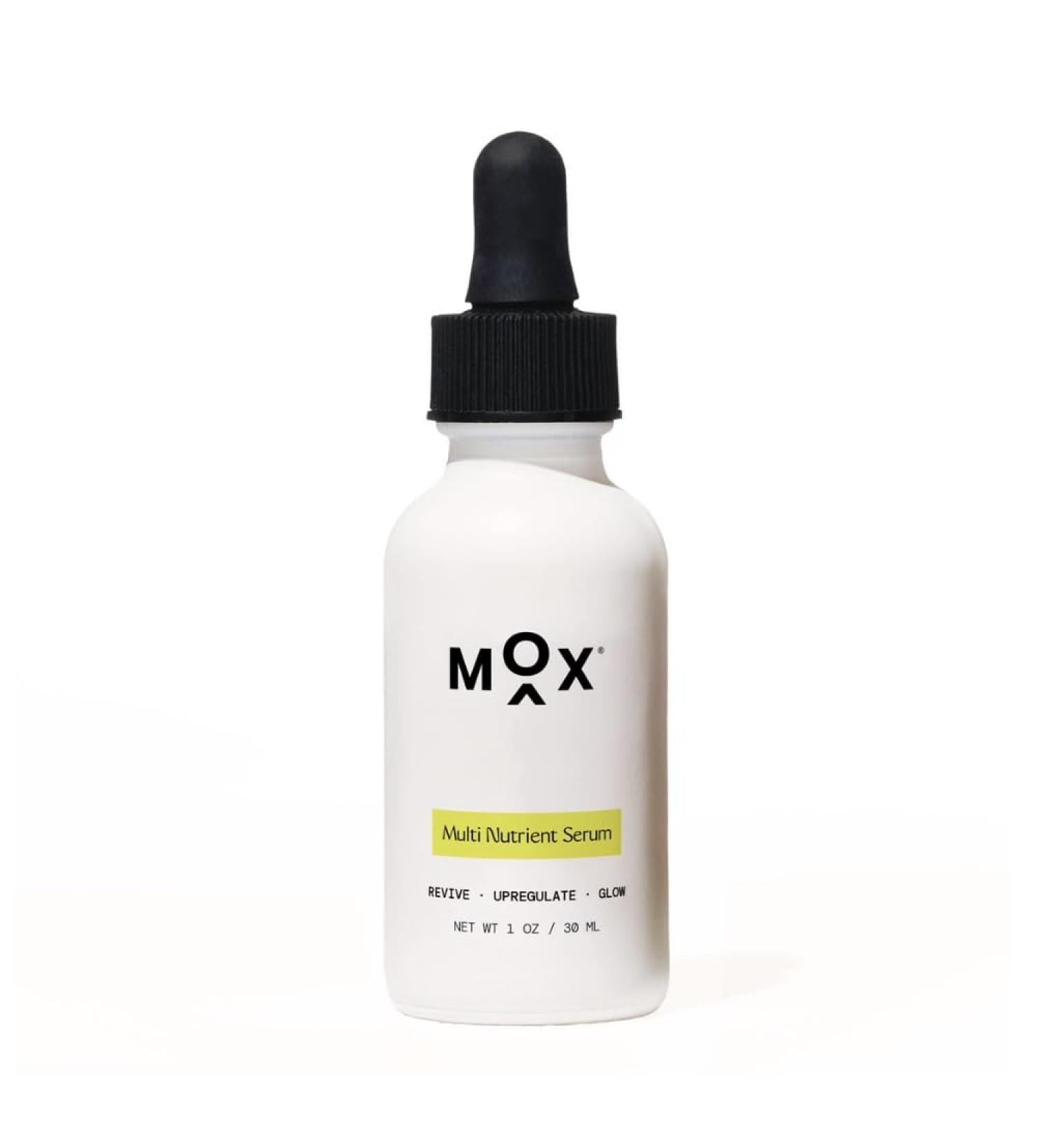 MOX Men's Multi Nutrient Serum 1 Fl Oz Hydrating & Anti-Aging with Premium Vitamin C + Squalane. 5 Vitamins No Fillers All Skin Types - Buy Online on GoSupps.com