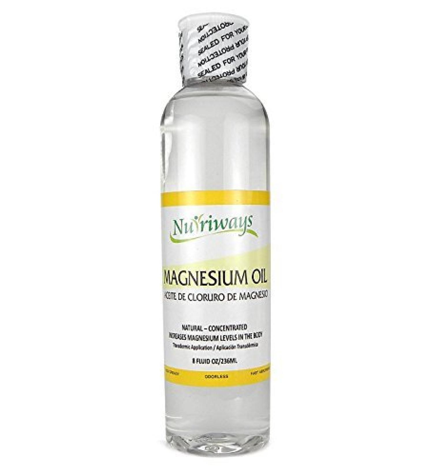 Magnesium Chloride Oil - 12 Oz. (Aceite De Cloruro De Magnesio)