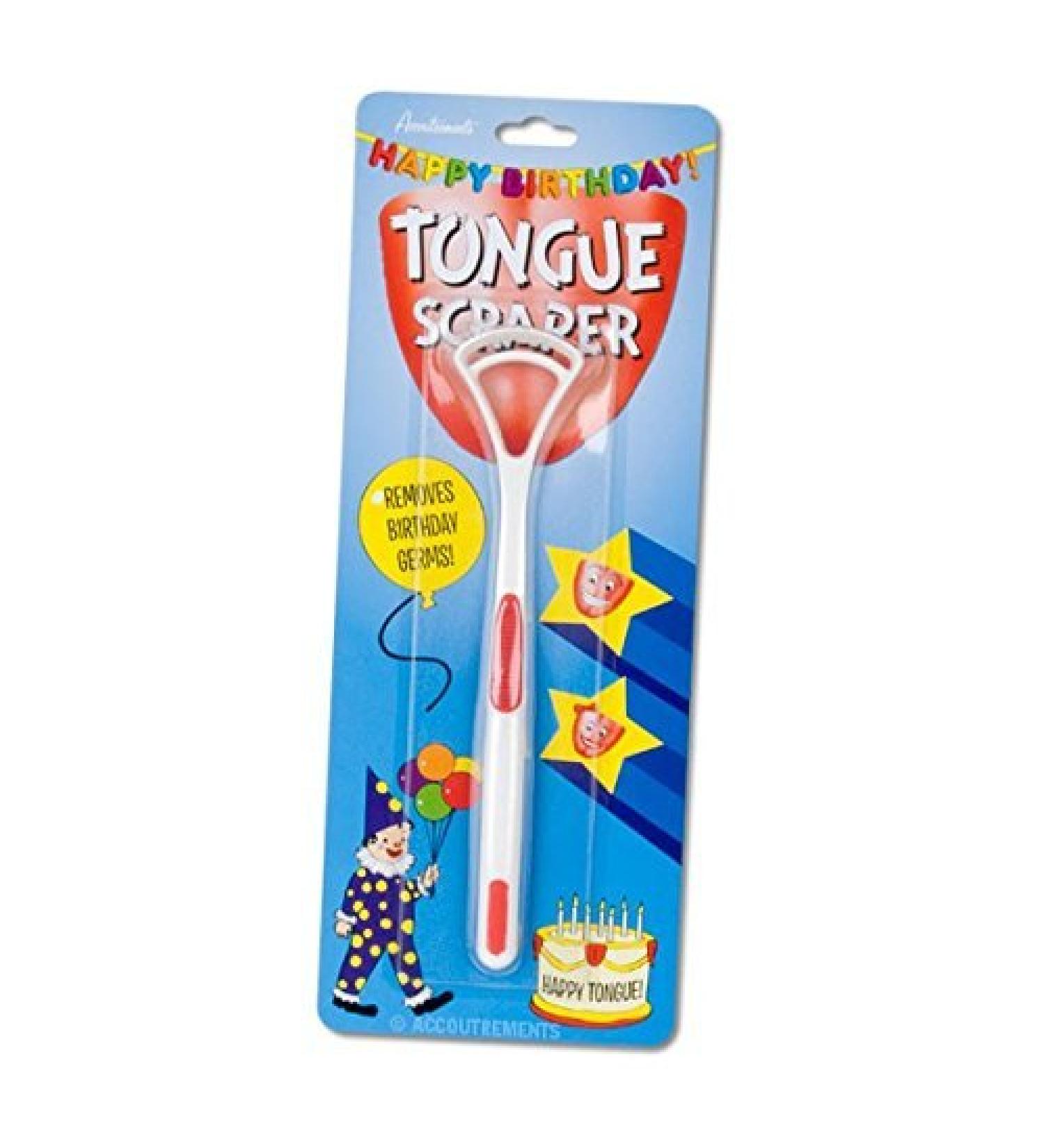 Happy Birthday Tongue Scraper