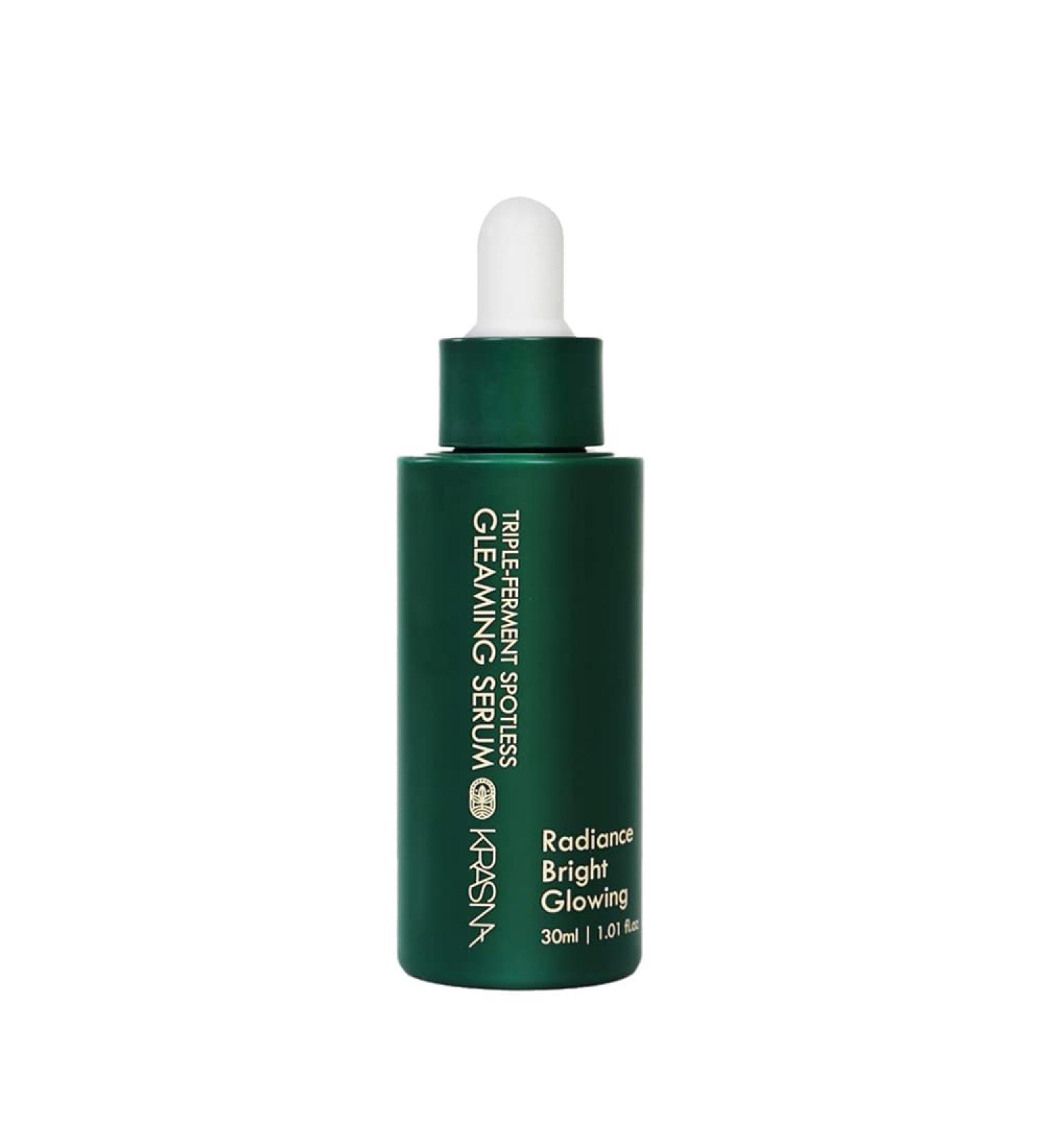 KRASNA Triple-Ferment Spotless Gleaming Serum - 1.01 fl oz | Radiant Beauty Serum for Bright Glowing Skin | Reduce Skin Blemishes - Buy Online on GoSupps.com