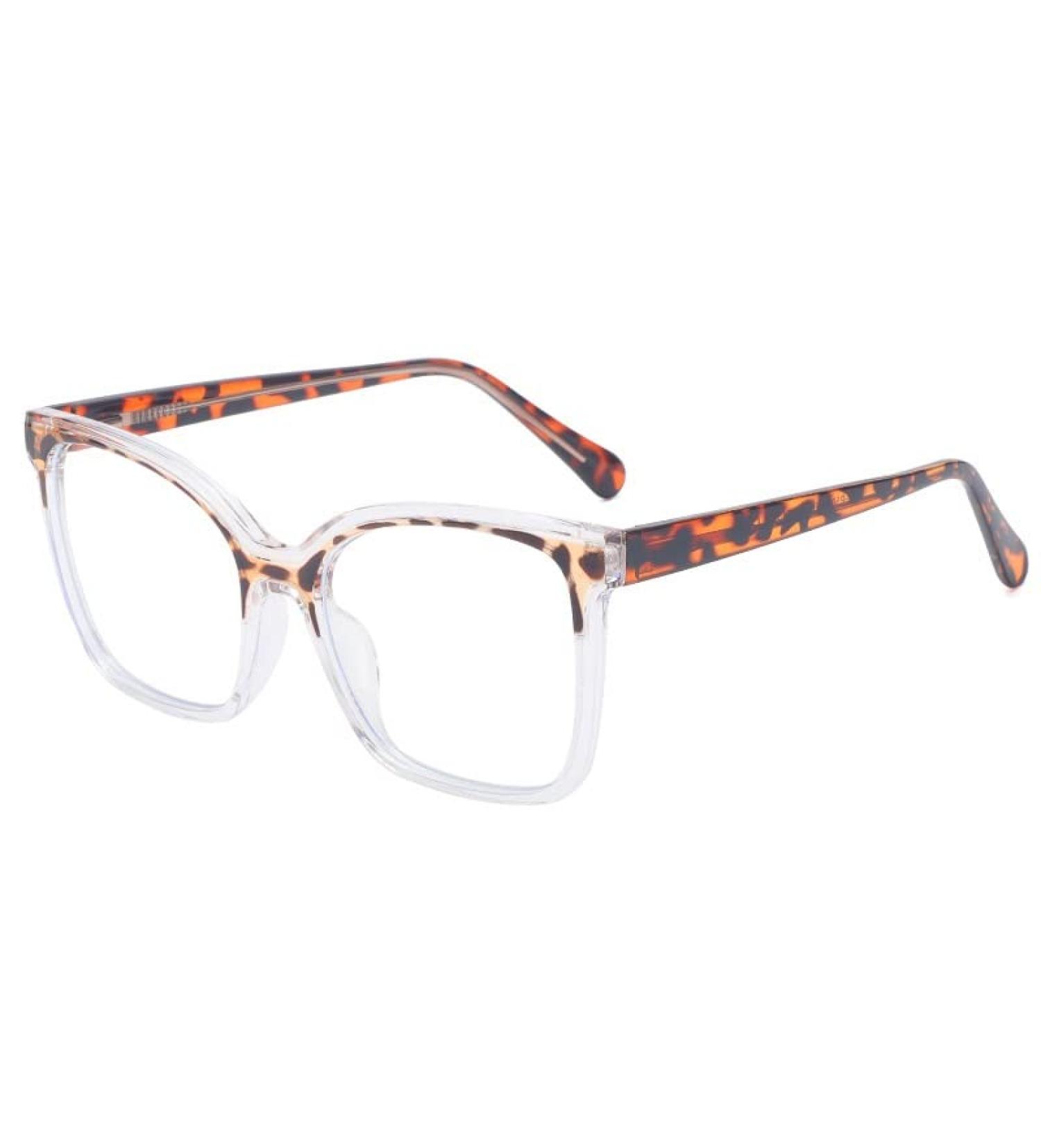PARWANA Oversized Computer Readers | Clear Vision Retro Eyewear | Blue Light Blocking Reading Glasses +0.00 C2 - Shop Internationally - Buy Online on GoSupps.com