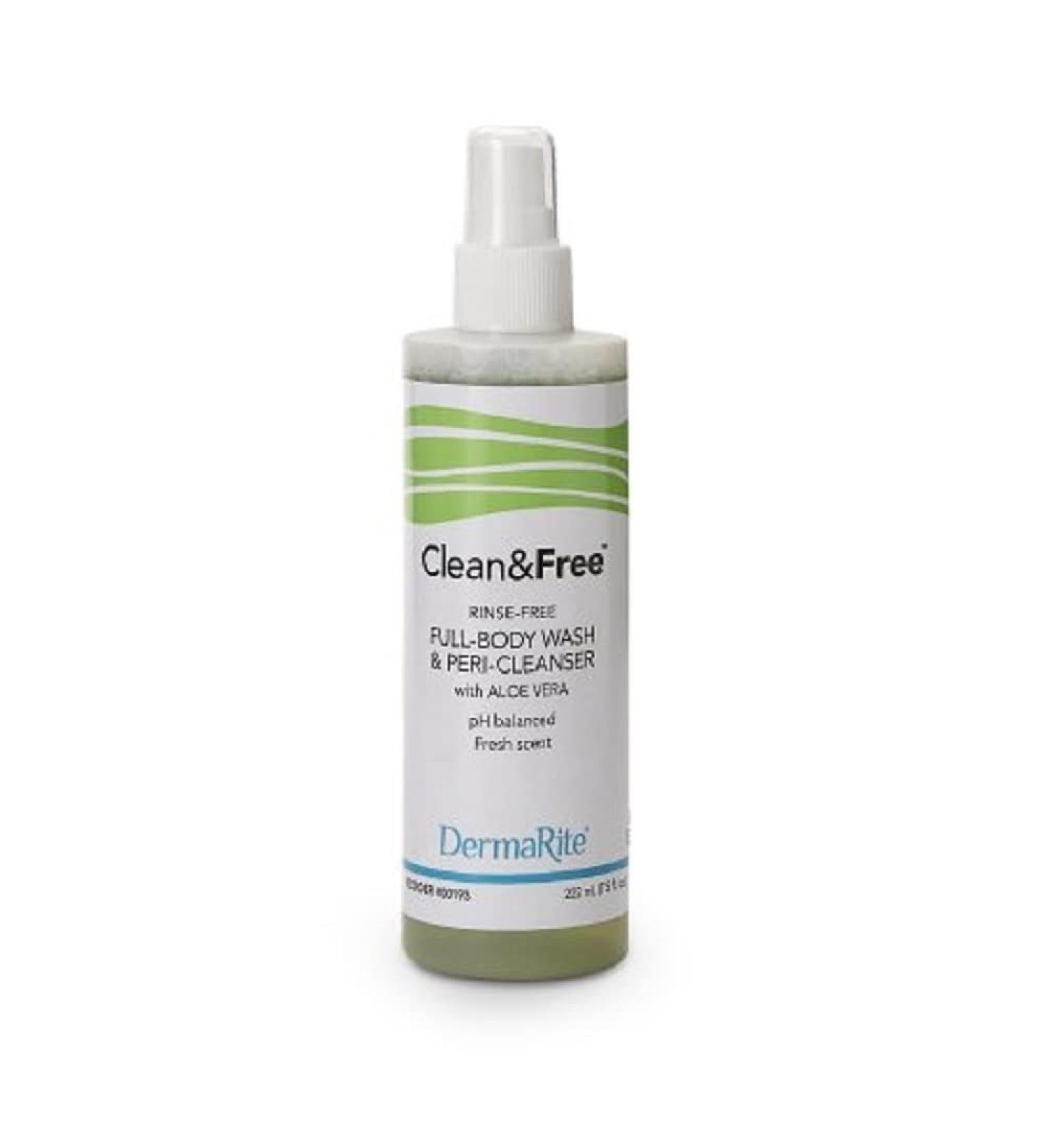 Clean & Free Full-Body Wash & Peri-Cleanser 7.5 oz (Pack of 3) 8 Ounce