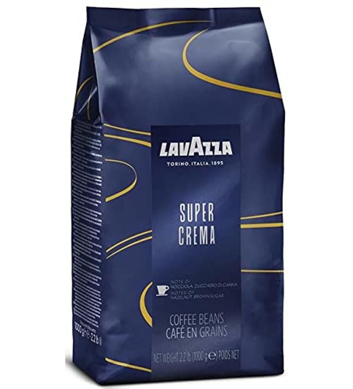 Super Crema Roast Whole Bean Coffee by Lavazza for Unisex - 35.2 oz Coffee - Buy Online on GoSupps.com