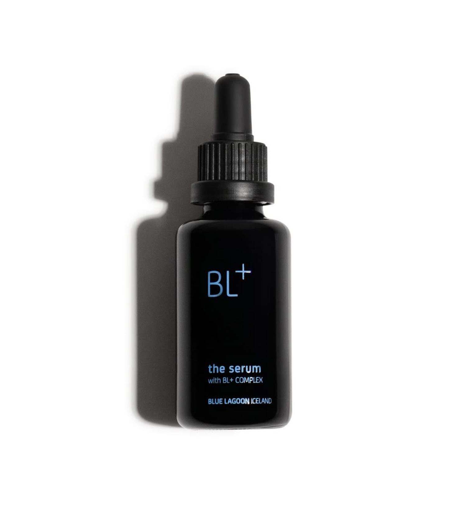 Blue Lagoon Iceland BL+ The Serum Daily Anti-Aging Facial Treatment | Sustainable Bioactive Luxury Skincare (Full Size 1 fl oz | 30 ml) - Buy Online on GoSupps.com