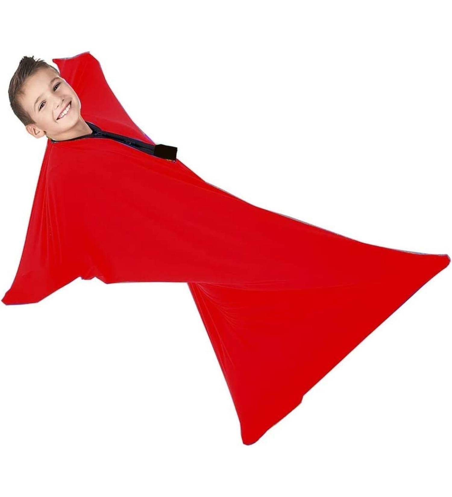 WGUST Sensory Sock Body Sock Dynamic Movement Toys Updated Version Suitable Age 3-18 Years Old Adults for Autistic and Sensory Processing Disorders 6 Colours to Choose from (Color : Red Size : L/La L/Large-71*142cm Red - Buy Online on GoSupps.com