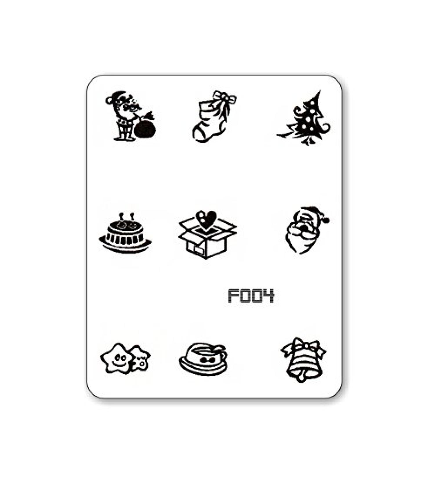 Stamping stencil XMAS F004 - Christmas