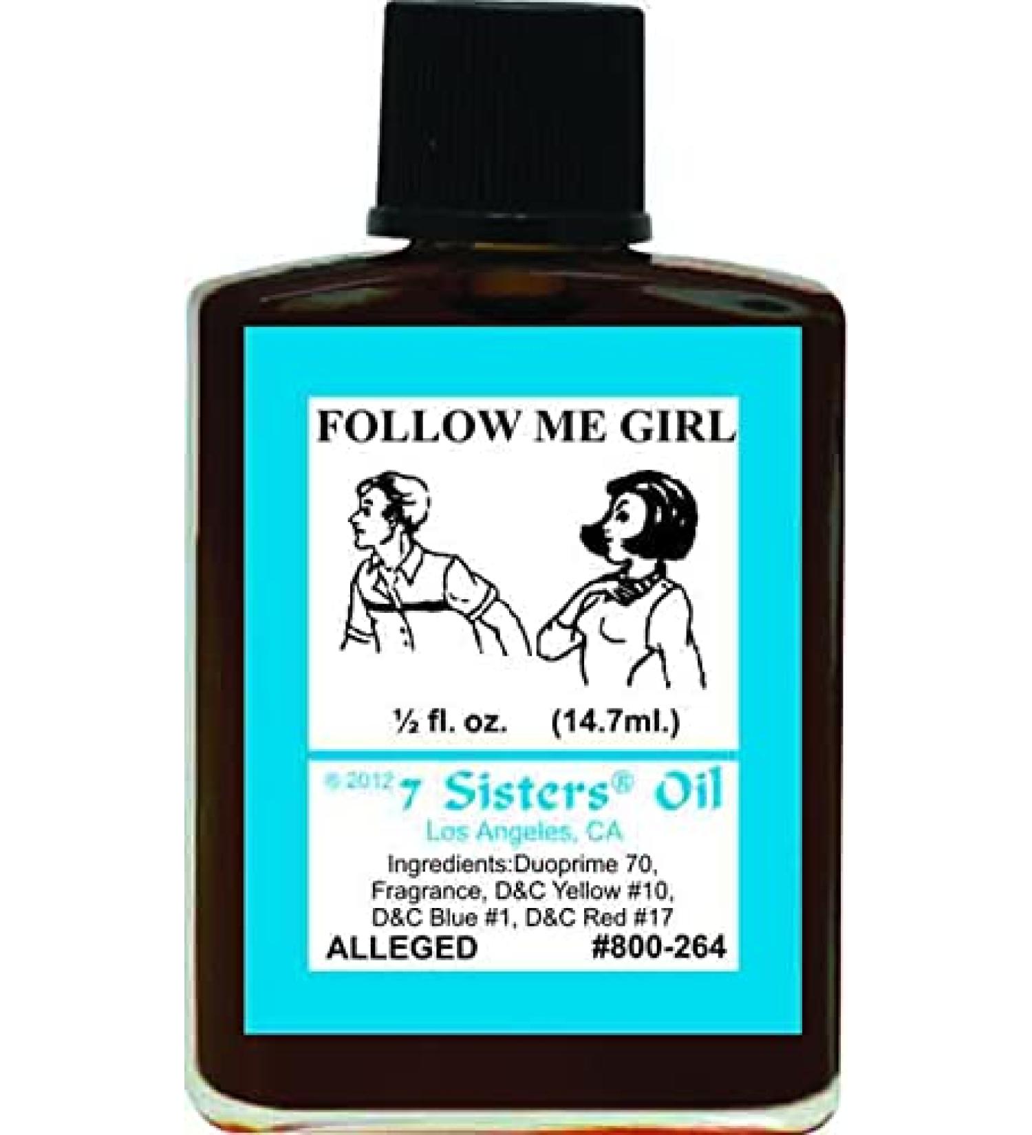 INDIO 7 Sisters Of New Orleans Perfumed Anointing Oil - FOLLOW ME GIRL 1/2oz