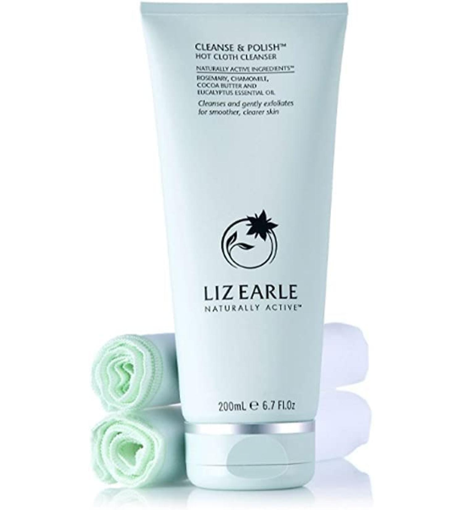 Liz Earle Cleanse and Polish 200ml Tube (with Two Cloths)