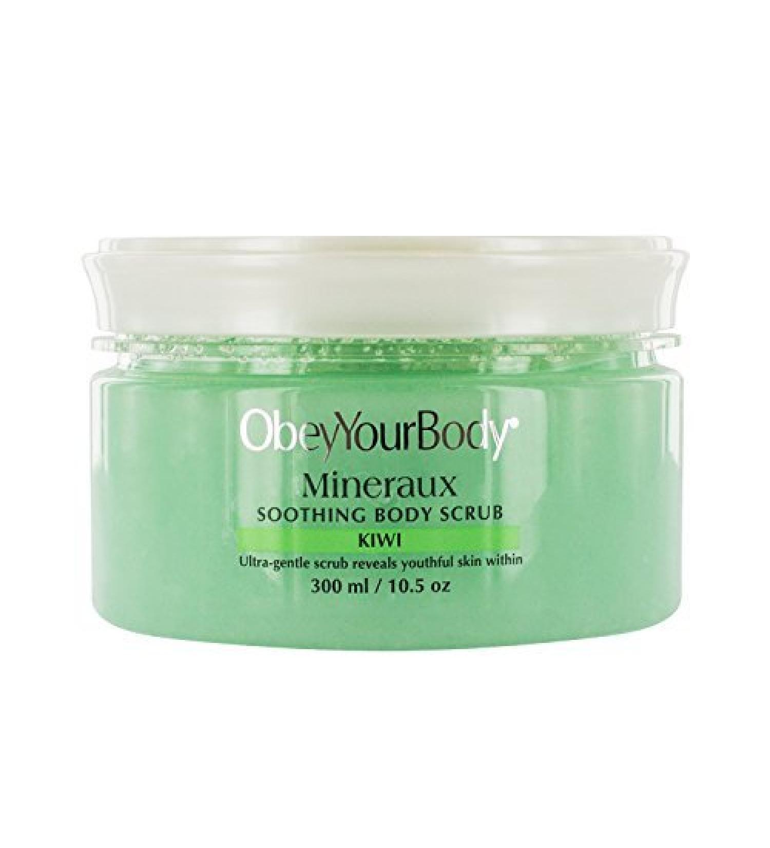 Obey Your Body Obey Your Body 300 ml Original Dead Sea Kiwi Body Salt Scrub by ObeyYourBody