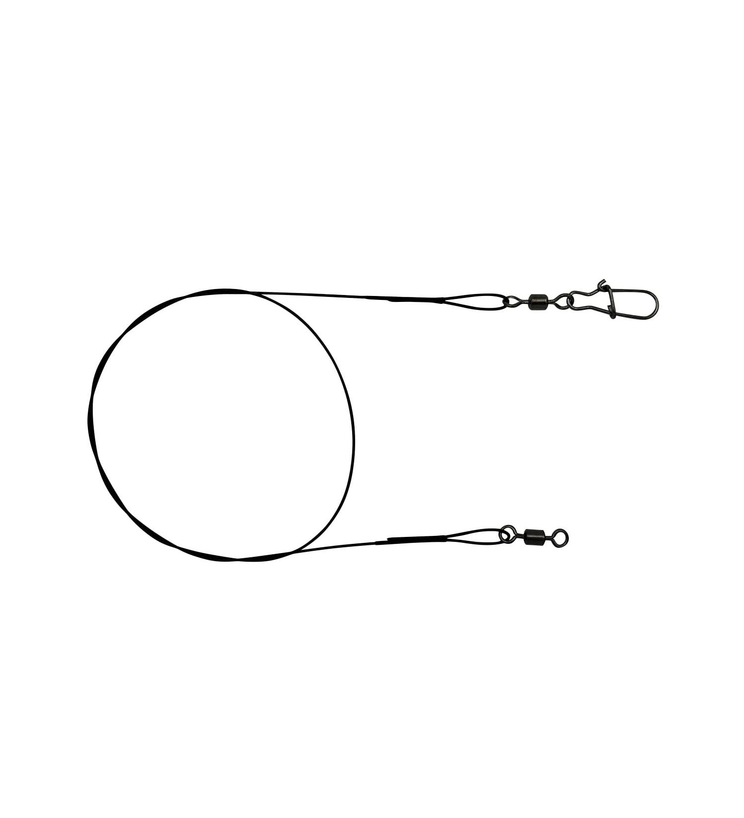Buy PetrisCatch Set of 10 Steel Leaders with Snap Hook for Pike 25cm/40cm 12kg/20kg | Durable Fishing Gear International Shipping Available - Buy Online on GoSupps.com