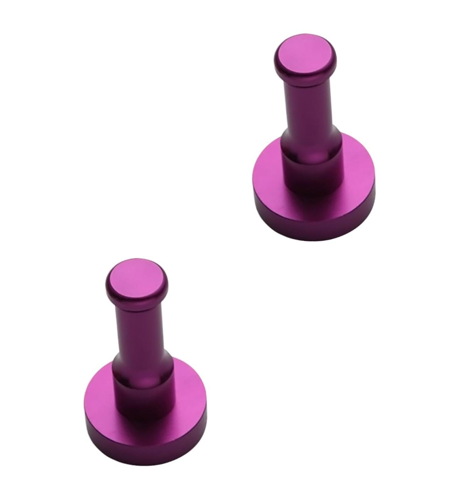 Alipis 2pcs Wall Mounted Clothing Mounted Clothes Hanger Robe Hook Coat Hanger Towel Rack Round mediumx2pcs Purplex2pcs - Buy Online on GoSupps.com