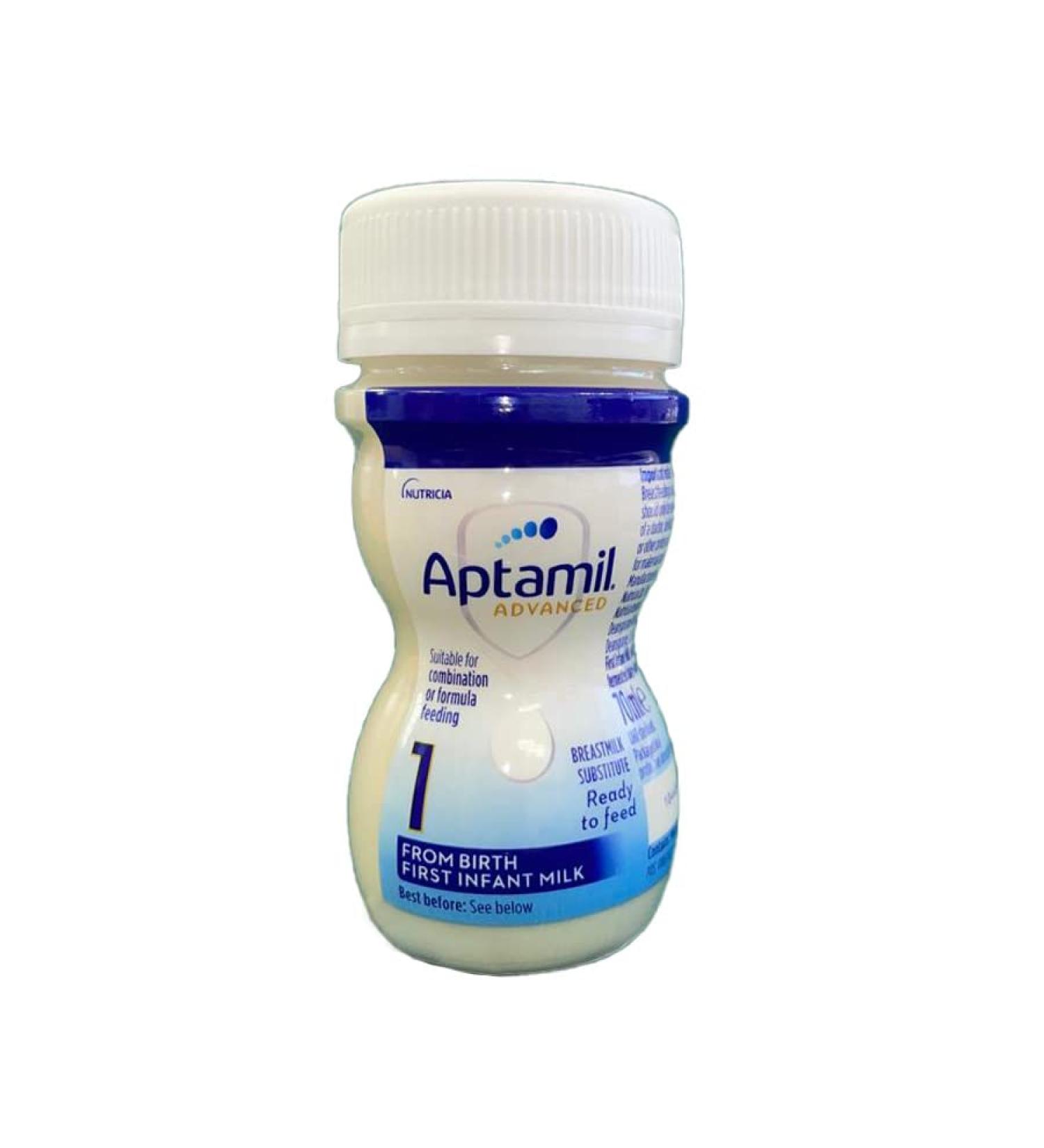 Aptamil Profutura First Infant Milk Ready To Feed 70ml - Box of 24 Bottles - Buy Online on GoSupps.com