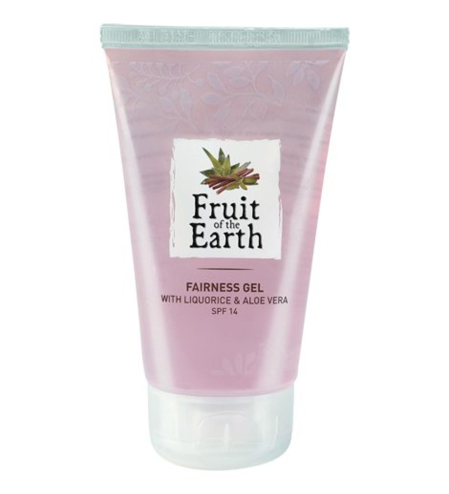 Fruit of the earth Fairness gel with liquorice and Aloevera SPF14