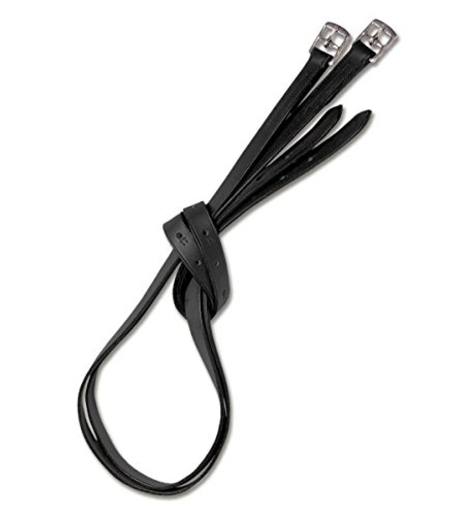 WALDHAUSEN STAR stirrup leathers 120 cm black
