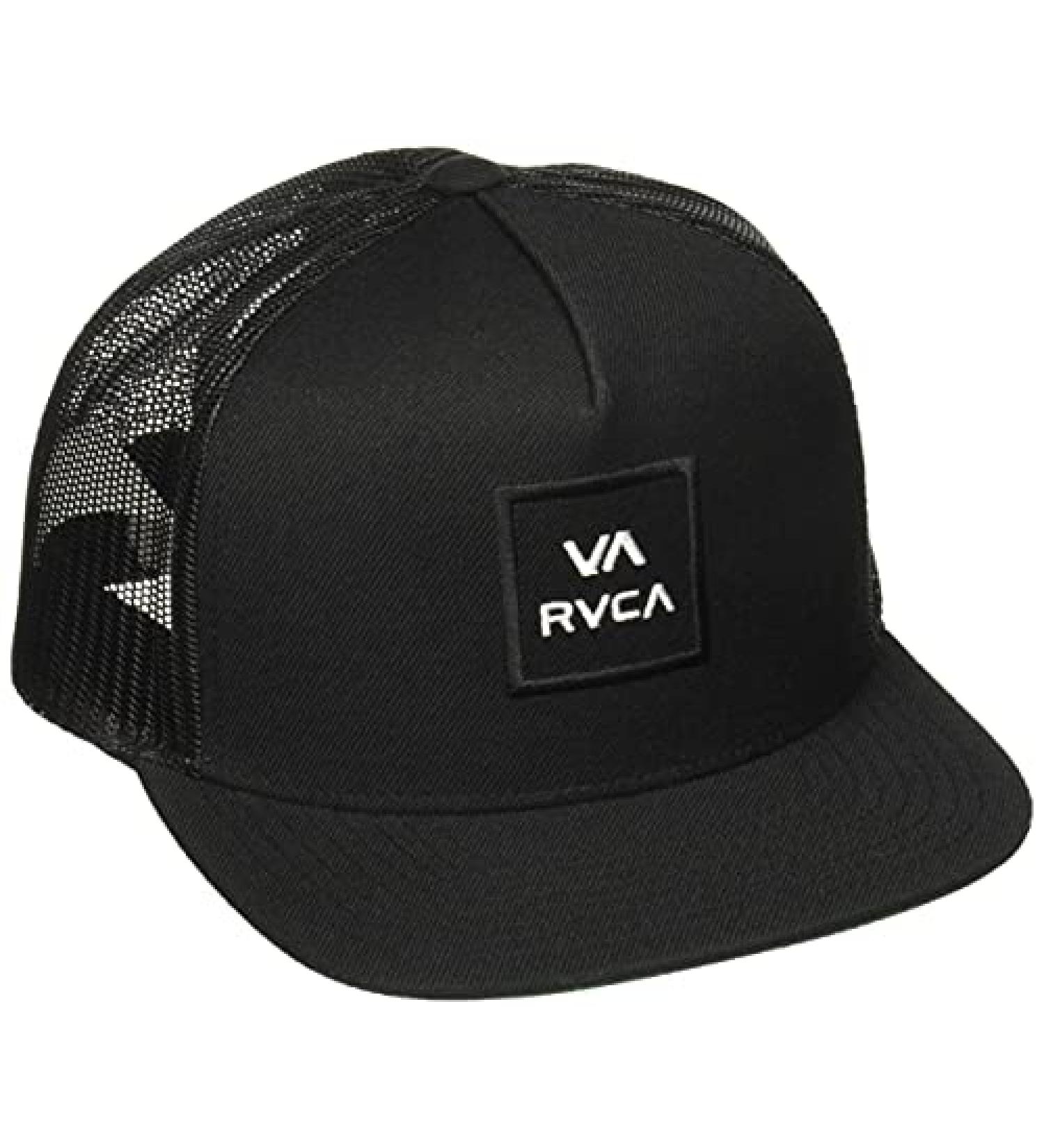 RVCA Boys' Va All The Way Trucker Hat - Black/White (One Size) - Buy Online on GoSupps.com