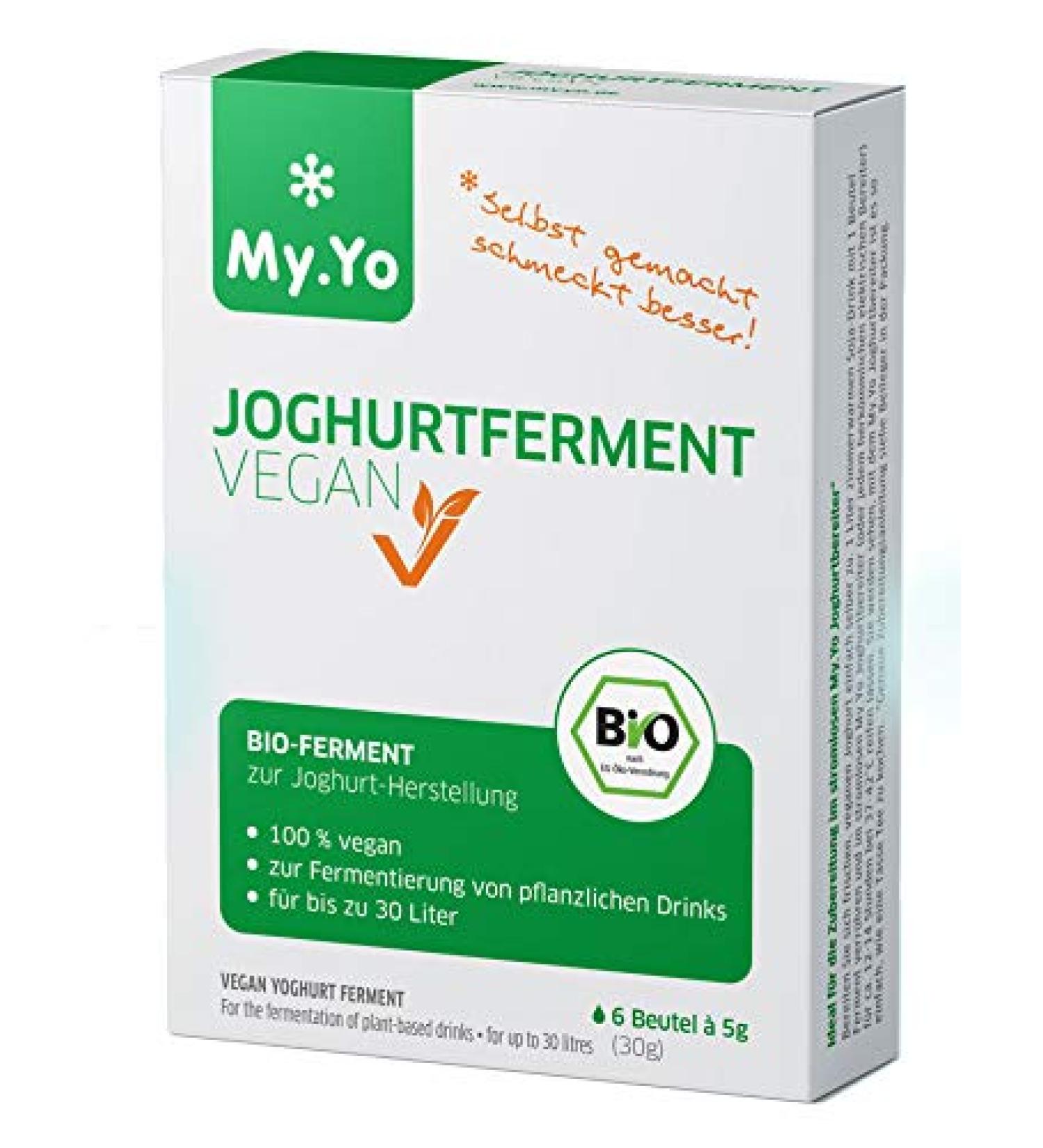 My.yo Bio Vegan Yogurt Culture - 3x5g | Premium Non-Dairy Ferment for Delicious Homemade Yogurt - Buy Online on GoSupps.com