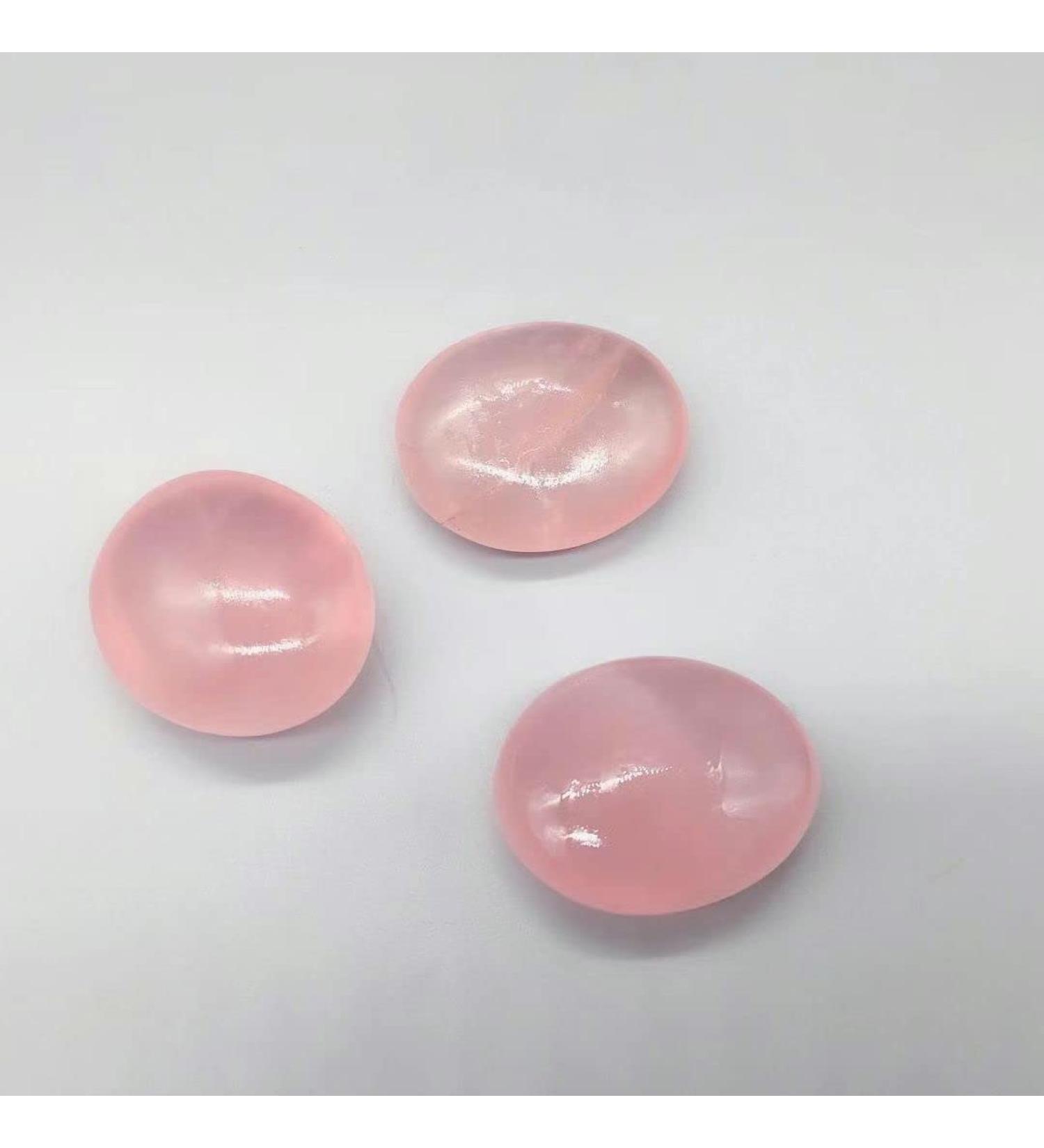 Crystal Crystal Natural Pink Crystal Rough Stone Ornaments Handle Pieces to Play with Stone Oval 1pcs Can be Used for JZIGTDEM - Buy Online on GoSupps.com