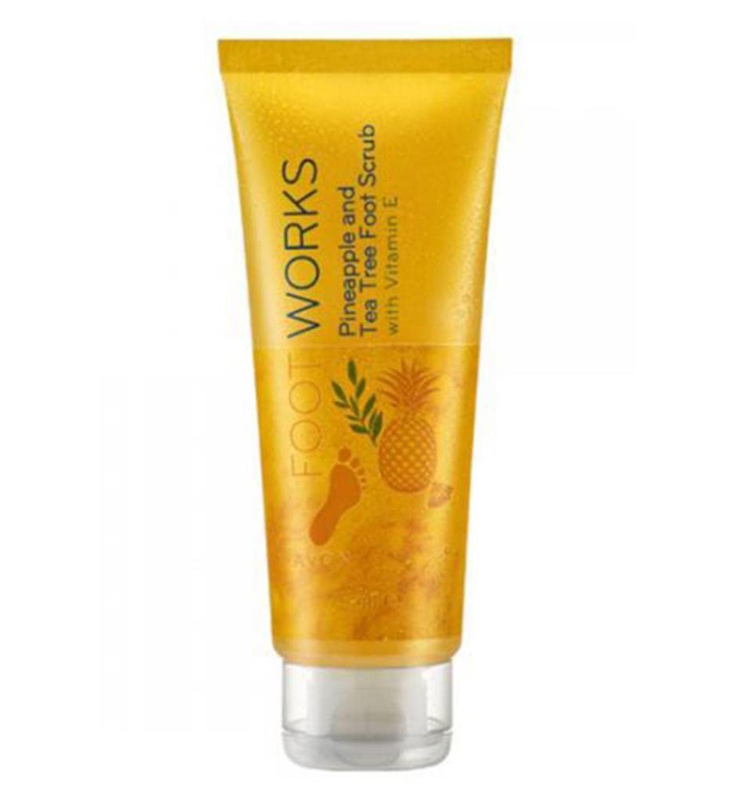 Avon Foot Works Pineapple & Tea Tree Foot Scrub with Vitamin E