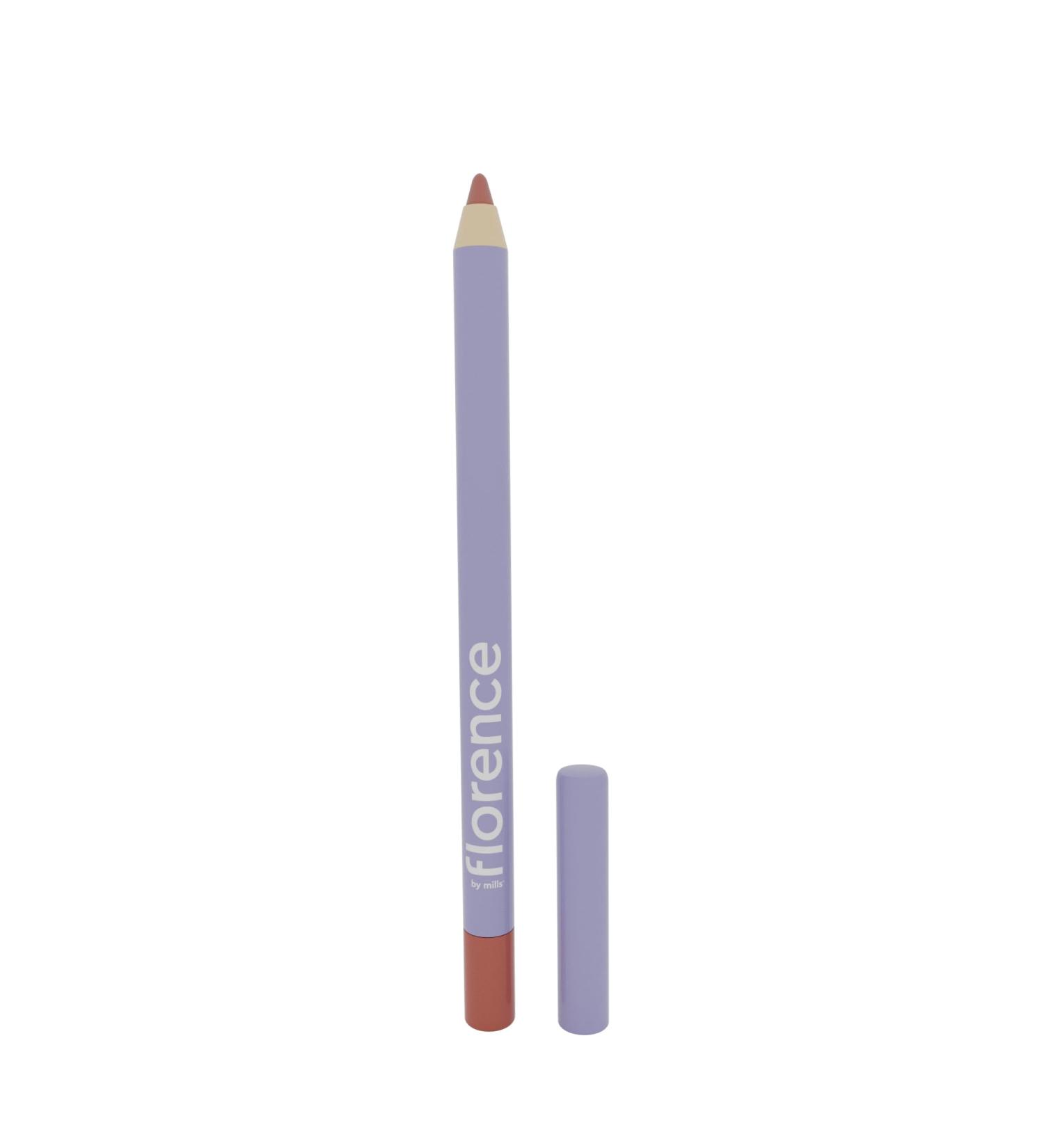 Florence by Mills Mark My Words Lip Liner - Poised Pink 0.042 oz | Shop Internationally - Buy Online on GoSupps.com