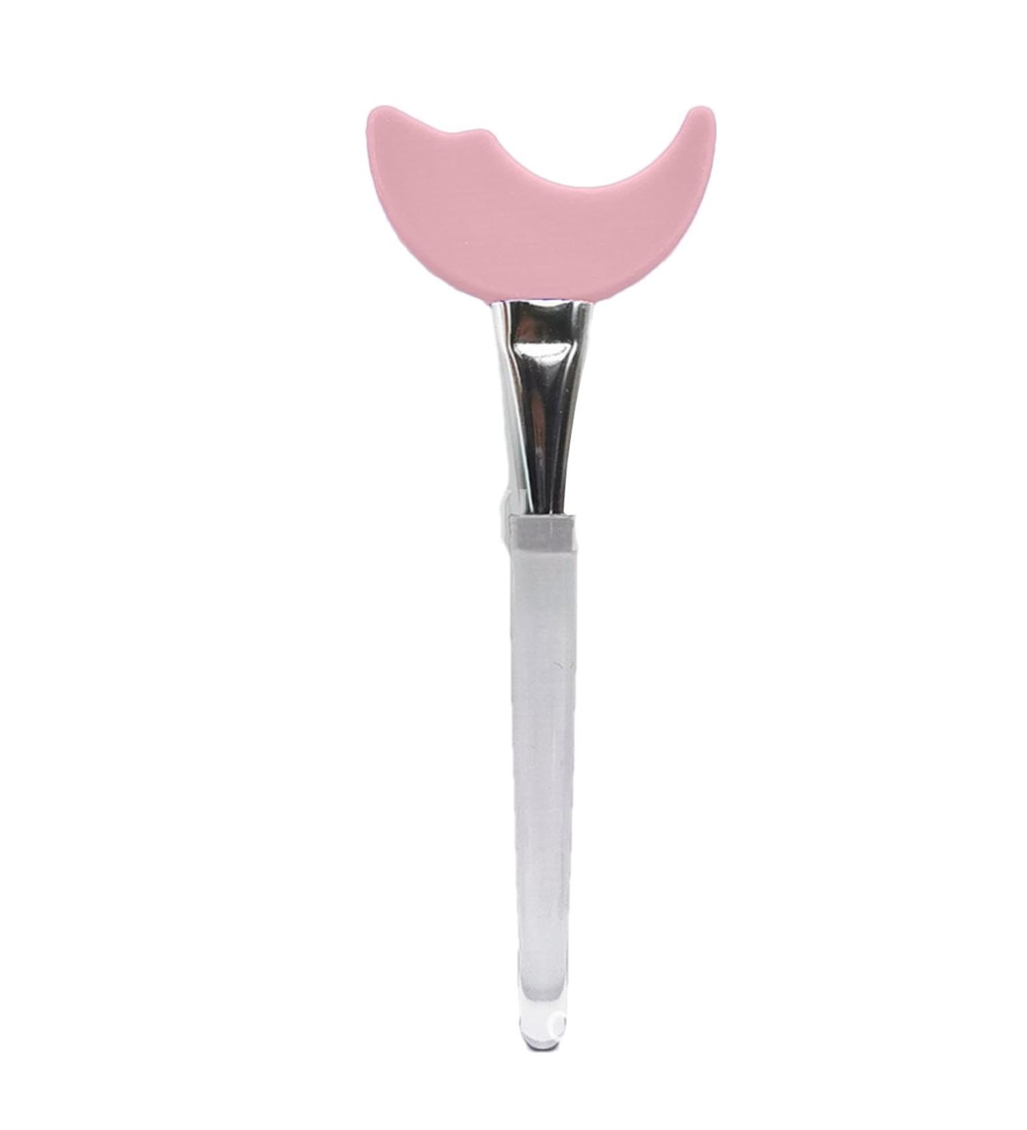 Geteawily Eye Makeup Aid Tool Eyelash Separator Tool Makeup Tools Eyelash Tool Reusable Eye Template Eyebrow Stencil Silicone Multifunctional Pink - Buy Online on GoSupps.com