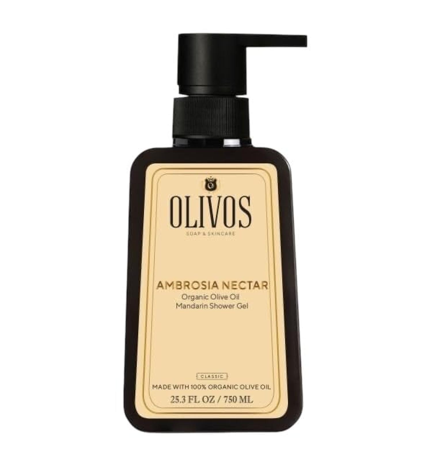 Daspi G da San Tic A OLIVOS Organic Olive Oil Mandarine Shower Gel 750 ml - Buy Online on GoSupps.com