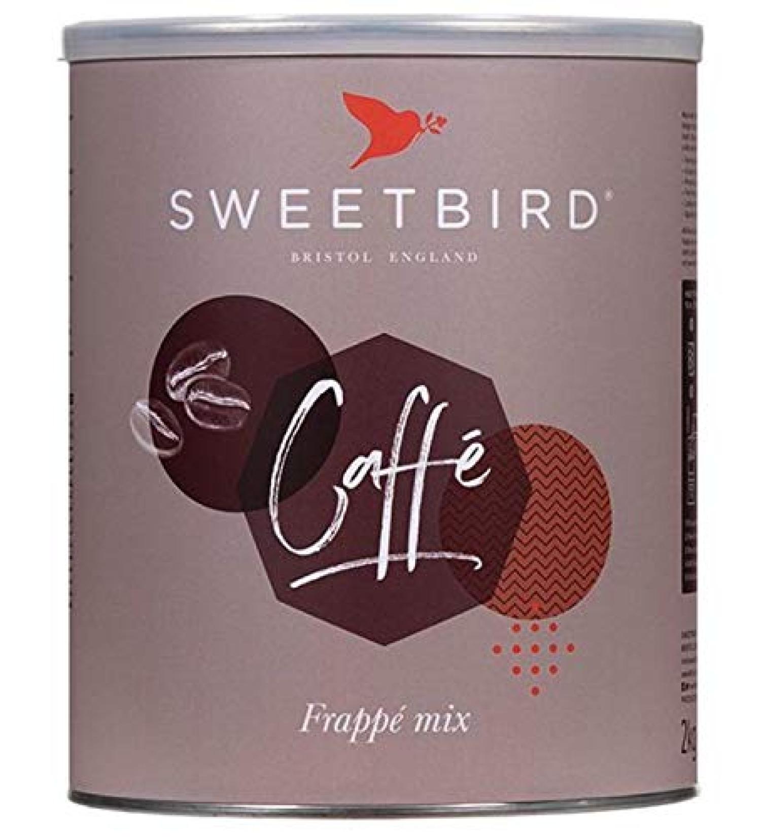 Sweetbird Caffe Frappe Mix (1 x 2kg Tin) Coffee Flavoured Frappe Powder