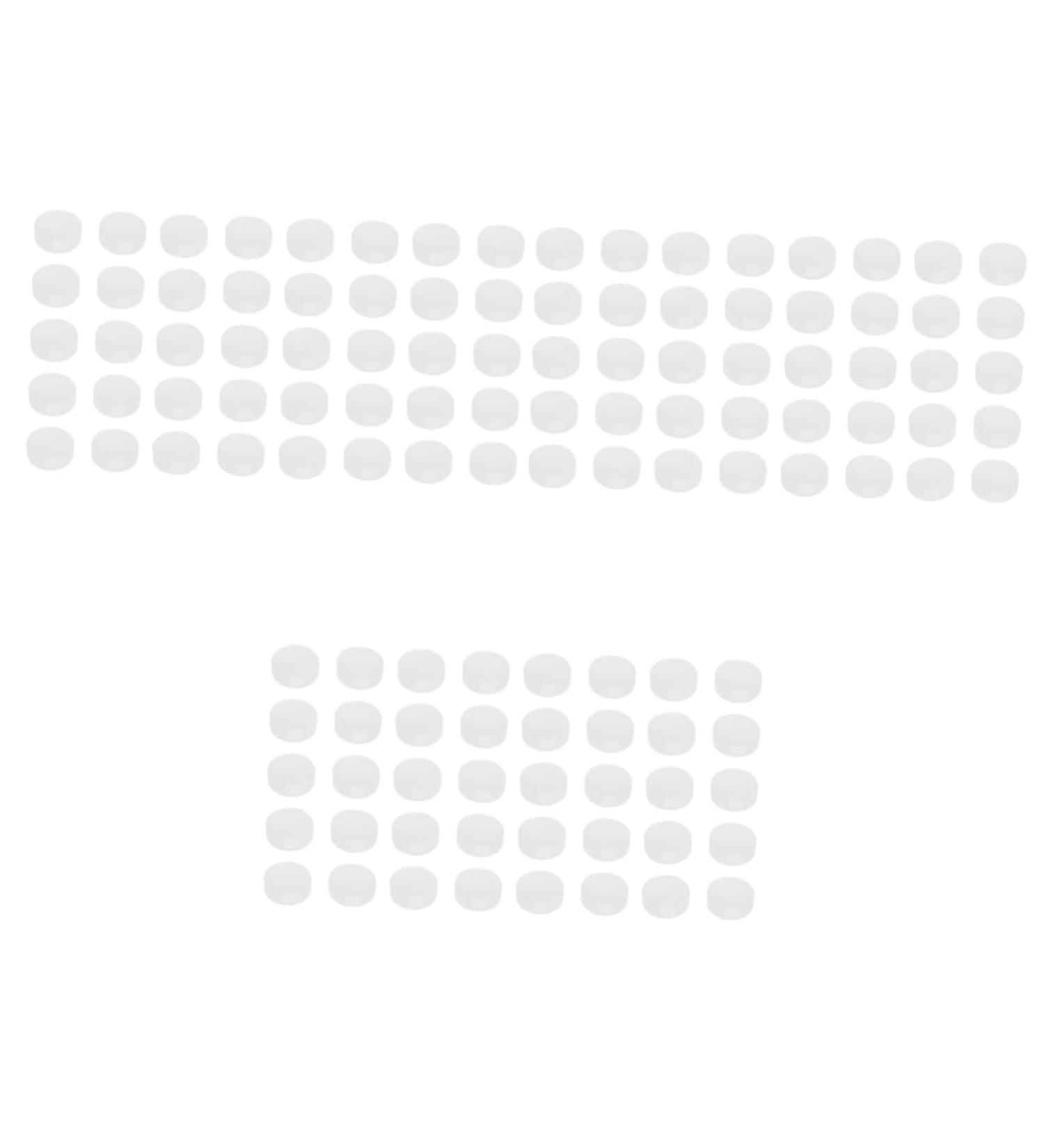 Doitool 120 Pcs Anti-Slip Silicone Covers for Glasses - Slipproof Handle Mats & Bone Tools - White 1.4x0.6x0.3cm - Buy Online on GoSupps.com