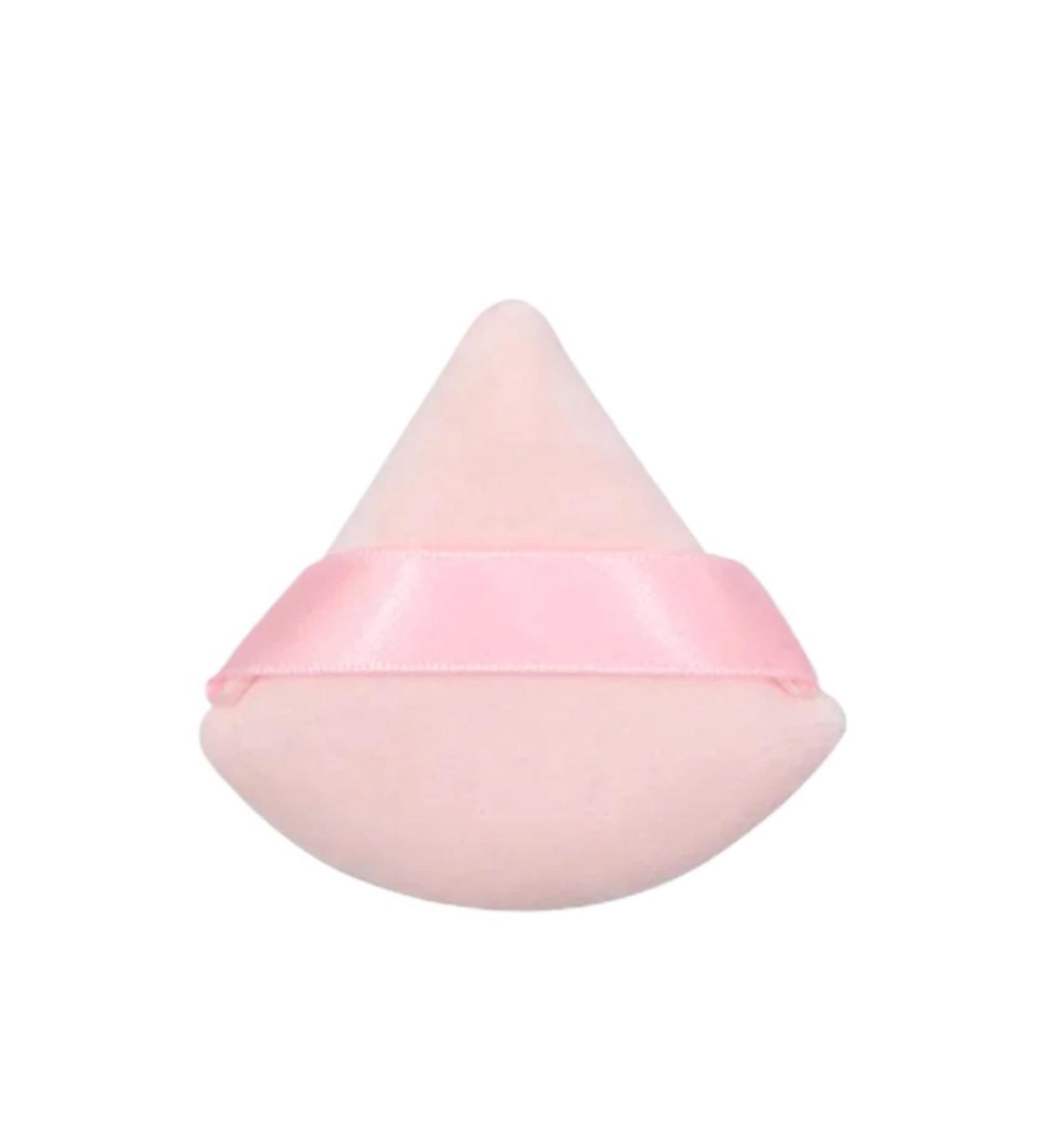 1-12Pcs Triangle Velvet Powder Puff Flours Mini Face Makeup Sponge Cosmetics Soft Cotton Face Powder Puff Lightweight Washable (Color : Pink) - Buy Online on GoSupps.com