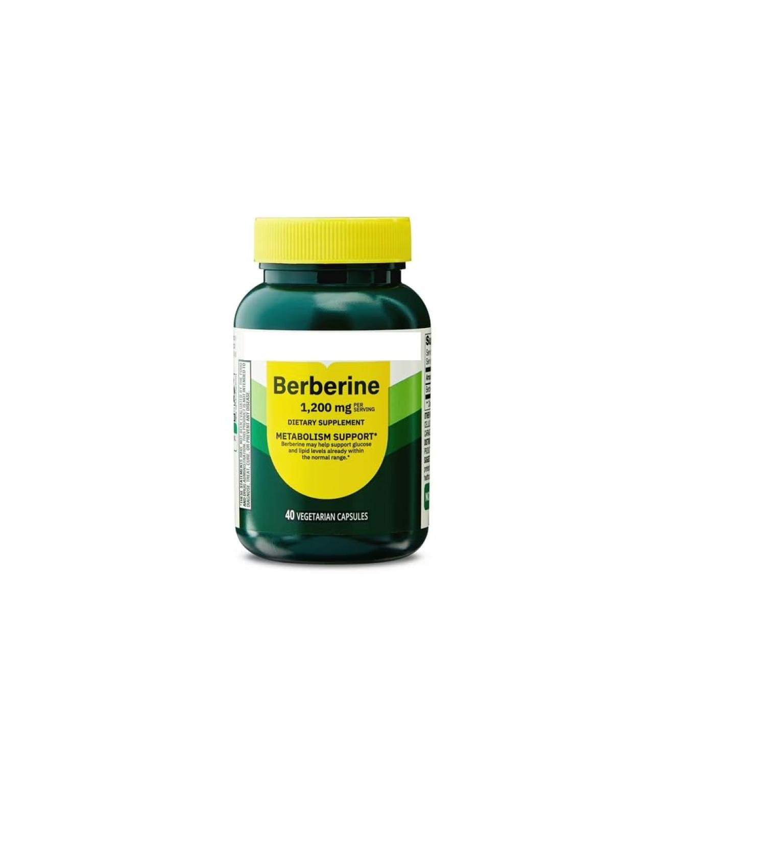 SEDLAV Berberine Supplement Vegetarian Capsules Metabolism Support 1200 mg 40 Count Berberine & Berberine Supplement Weight (2)