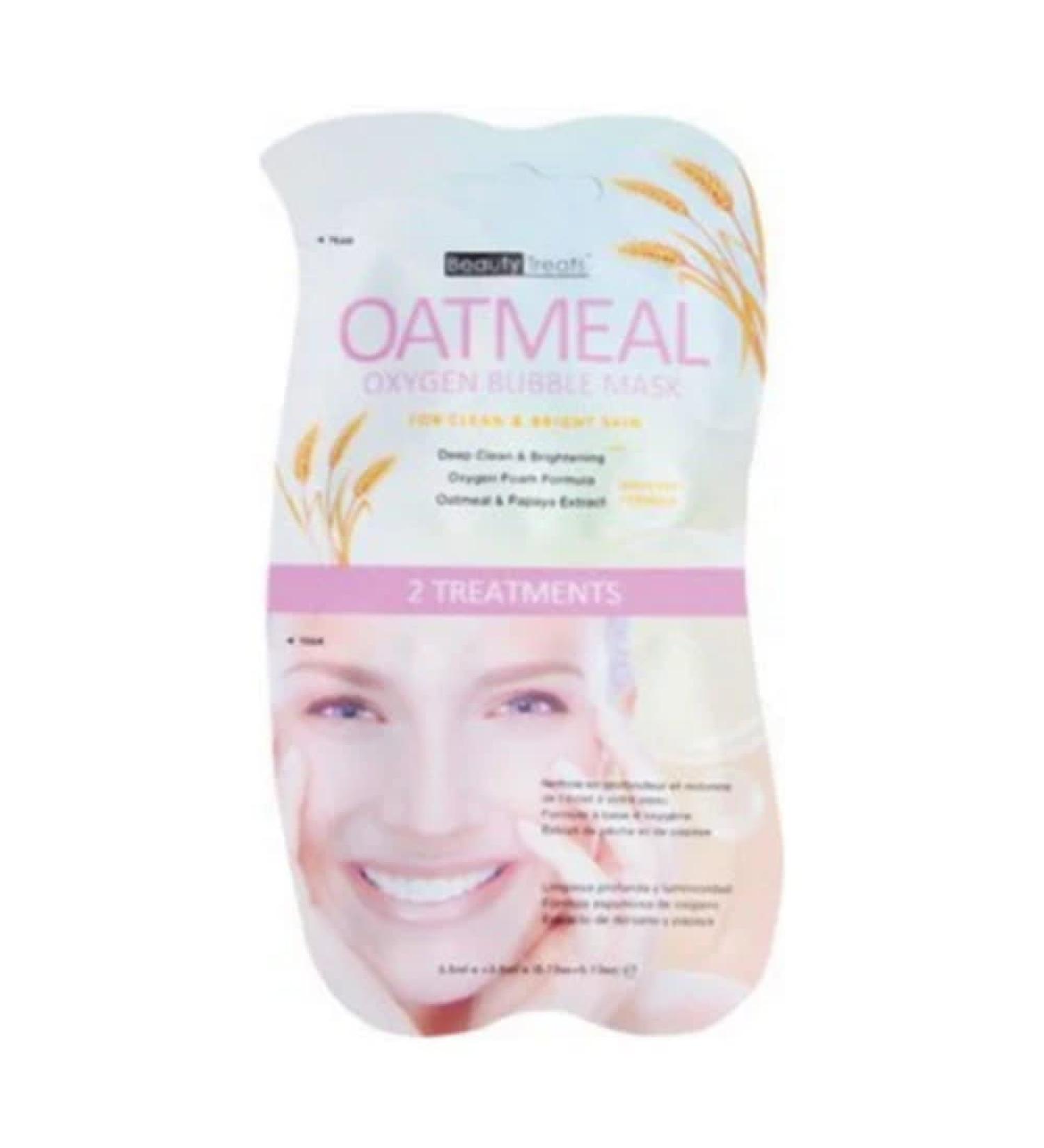 Oatmeal Oxygen Bubble Mask - Brightening Skin Treatment Mask - 15ml