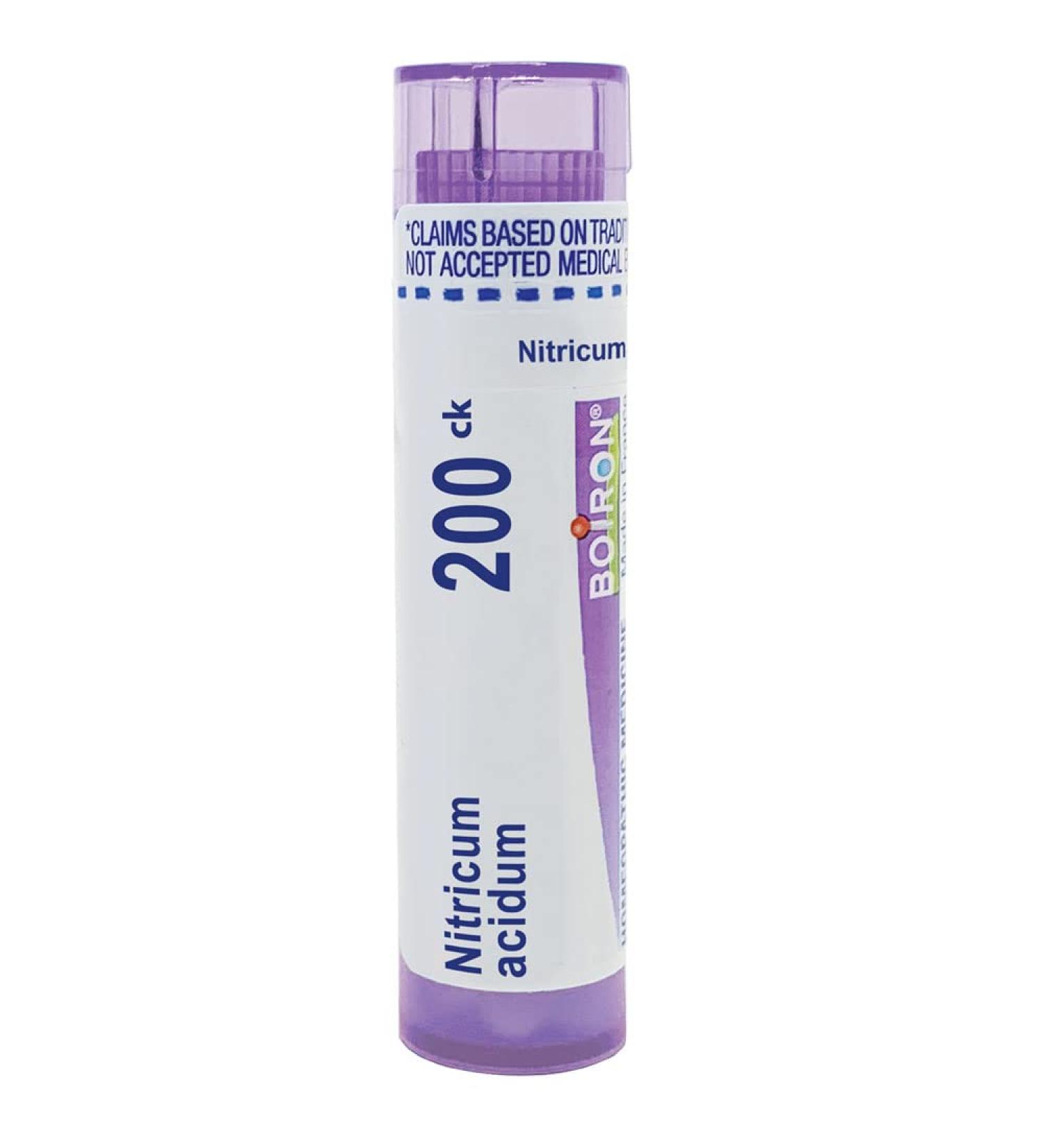 Boiron Nitricum Acidum 200Ck MD - 80 Pellets for Fissures & Yellow Warts | Fast International Shipping - Buy Online on GoSupps.com