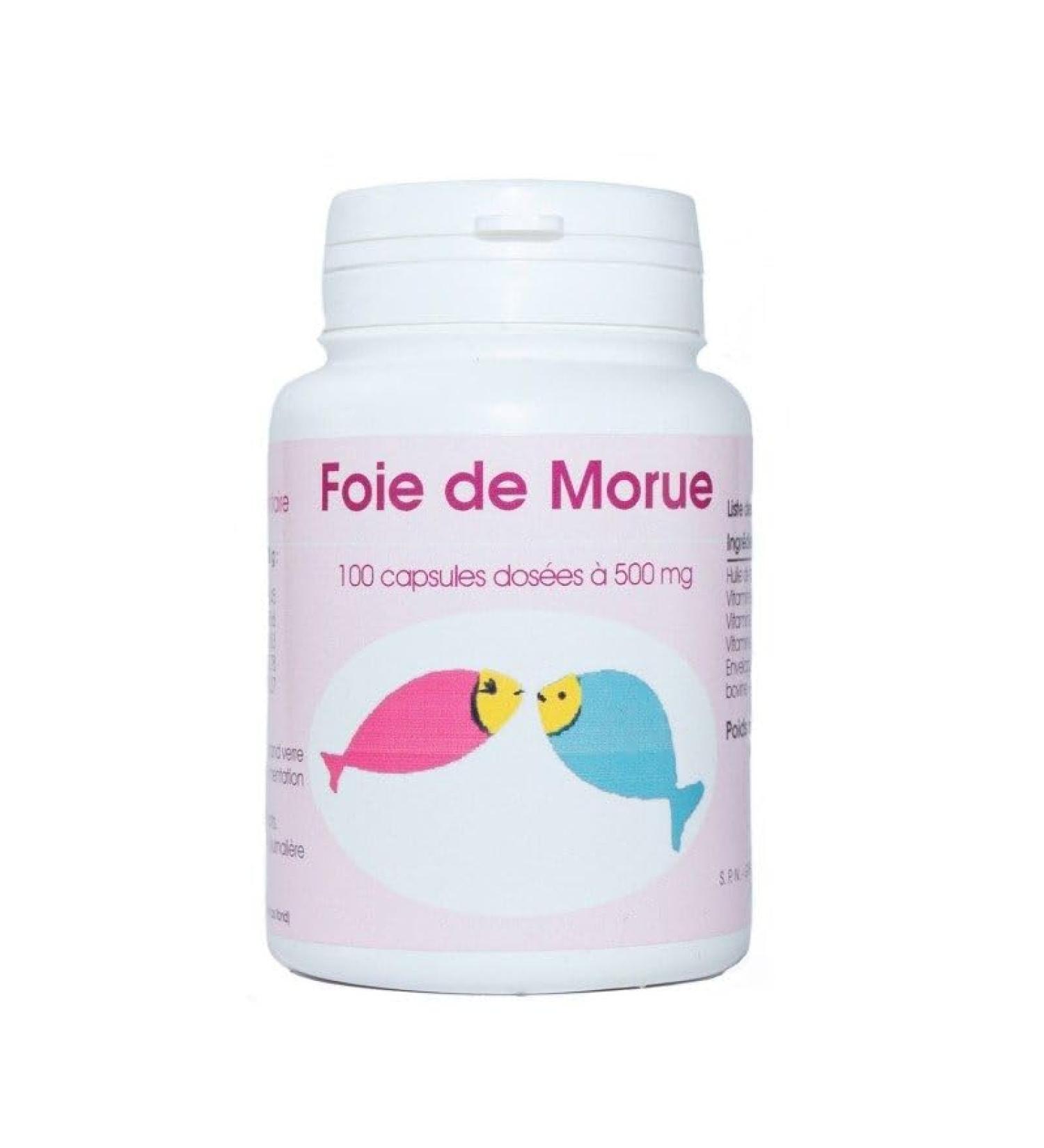 France Herboristerie COD LIVER OIL 100 capsules dosed at 500mg