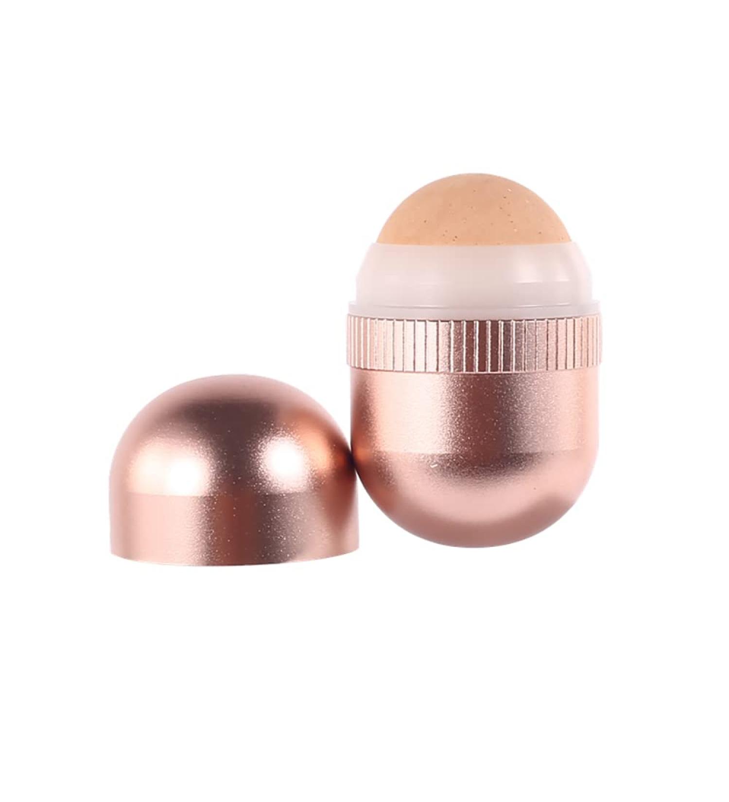 DRESSE Oil-Absorbing Volcanic Face Roller for On-the-Go Mini Massage - Reusable Facial Skincare Tool - Buy Online on GoSupps.com
