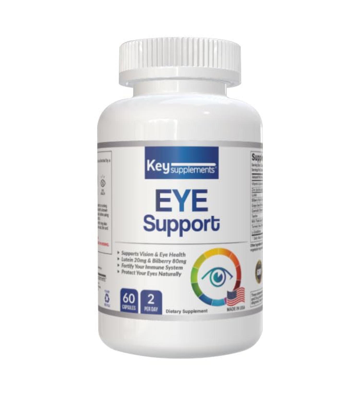 Key Supplements Eye Support 60 Capsules - Buy Online on GoSupps.com
