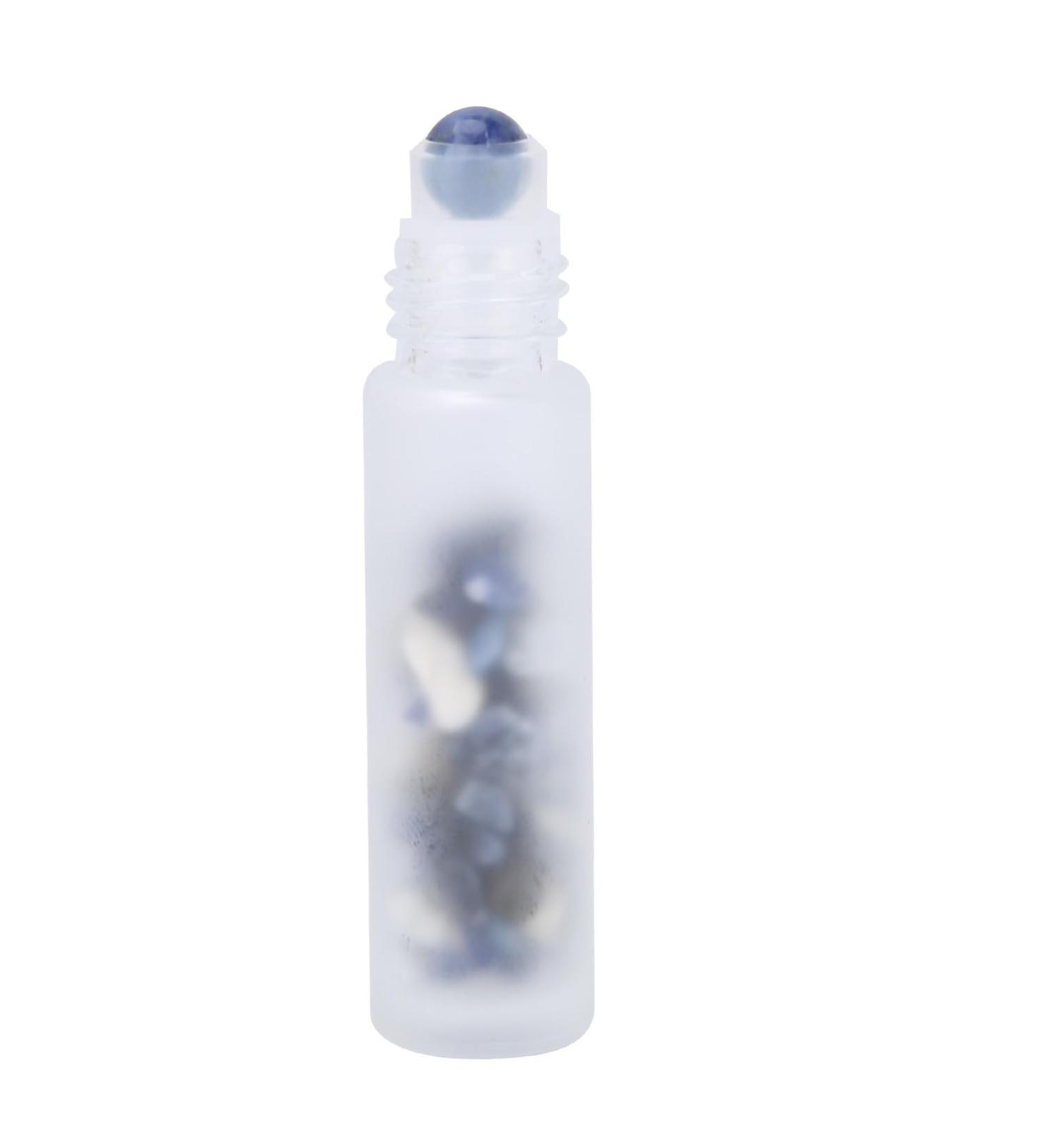 Verdant Touch Glass Bottlewith Roller Ball Frosted Glass Essential Oil Roller Bottle 10ml with BlueVein Ball for Health Care - Buy Online on GoSupps.com