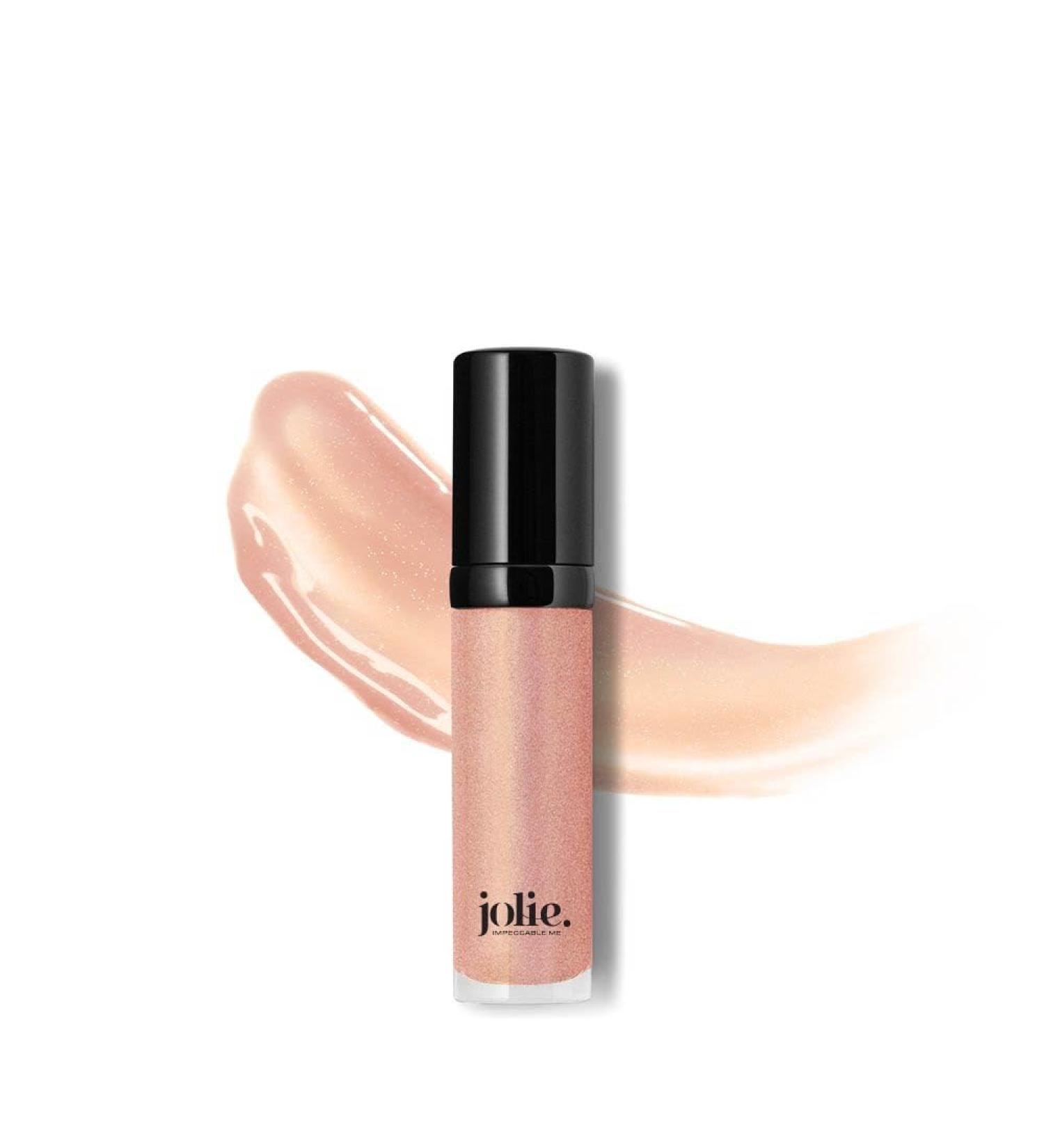 Jolie Super Hydrating Luxury Lip Gloss - Intense pigment W/Superior Shine (Skinny Dip)