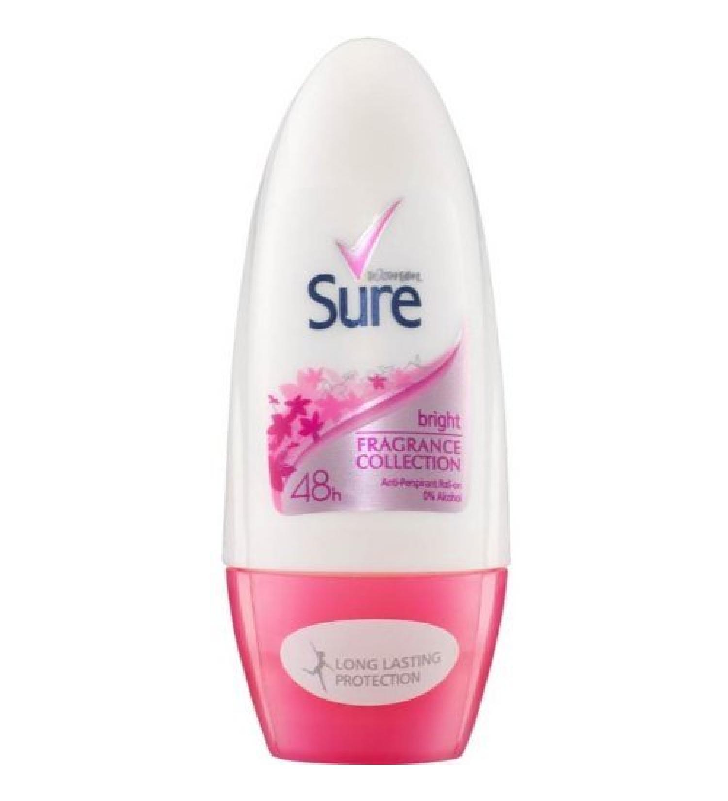 Sure Woman Bright 48Hr Anti-Perspirant Roll On 50Ml - Pack Of 2