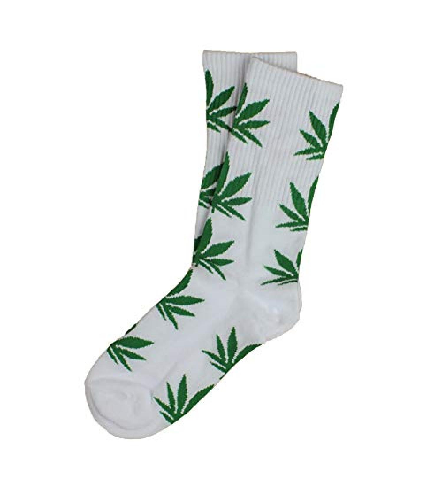 Kpop Space Men's Cotton Weed Crew Socks | Fashion Marijuana Leaf Long Casual Socks (Uniform code H05) - Buy Online on GoSupps.com