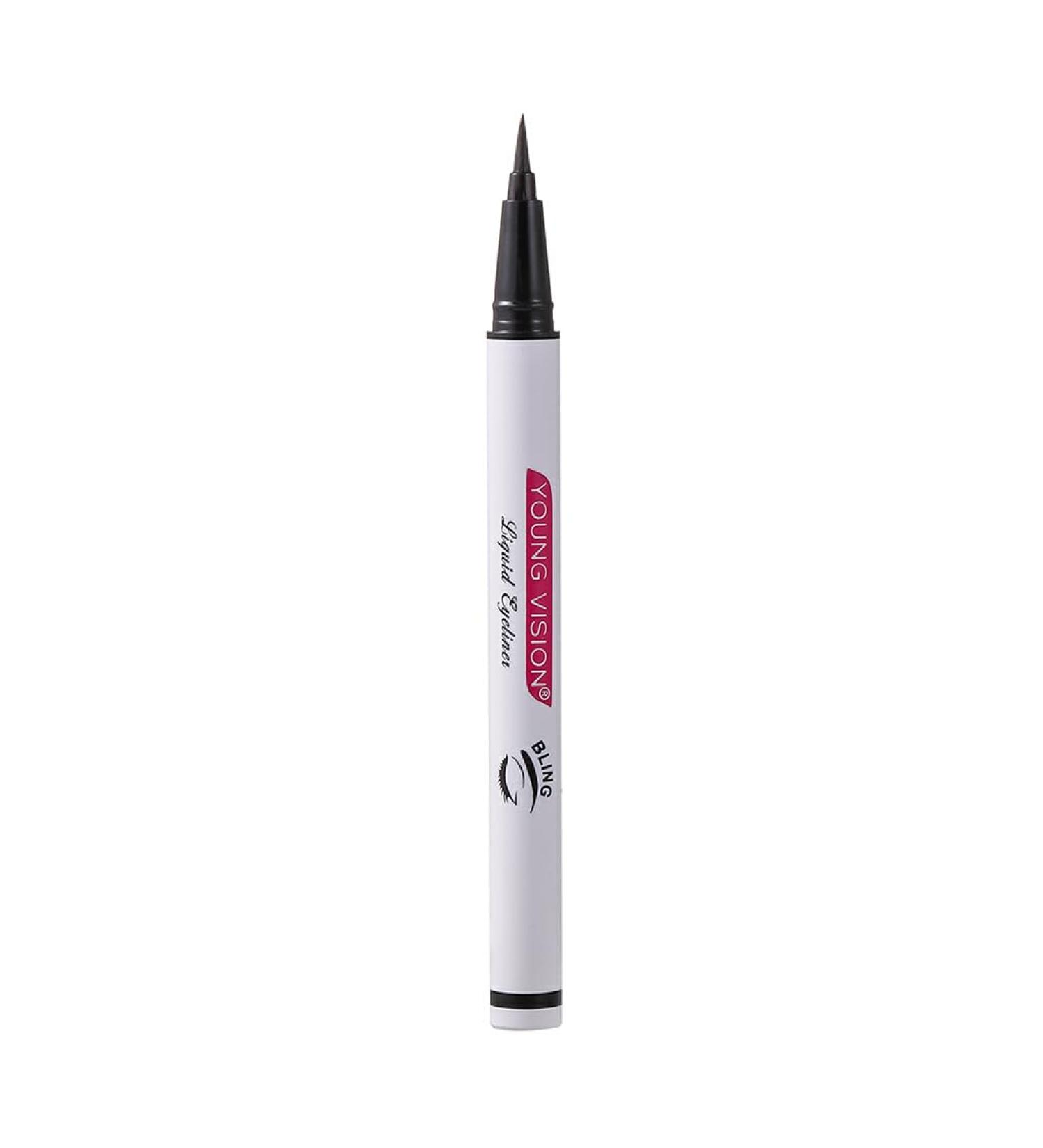 twcrvil Eyeliner Pen Cosmetic Colorful Fast Dry Smooth Waterproof Long-lasting Eye Liner Practice Household Make Up Accessories Black - Buy Online on GoSupps.com