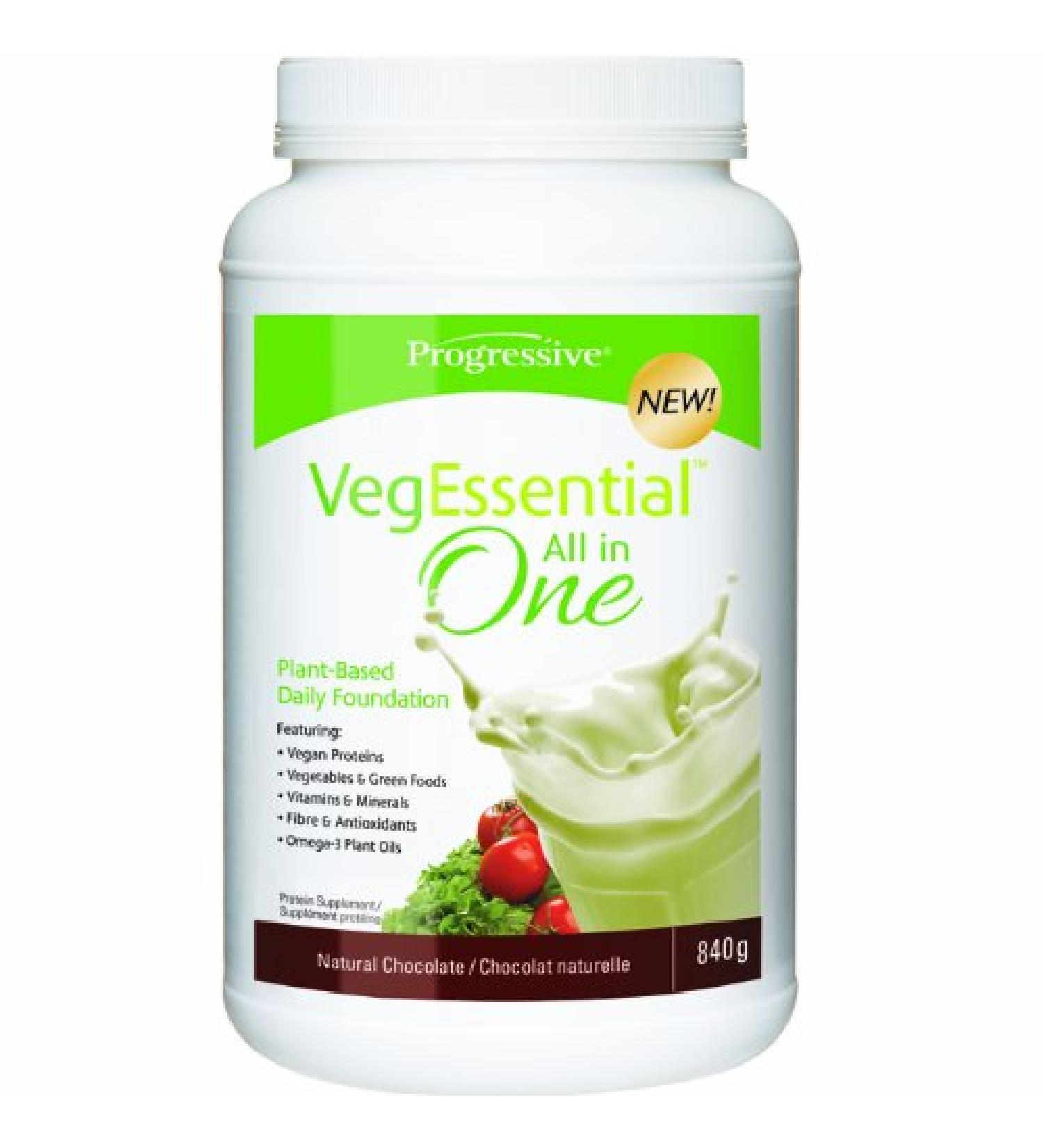Progressive Vegessential All In One 840g Natural Chocolate