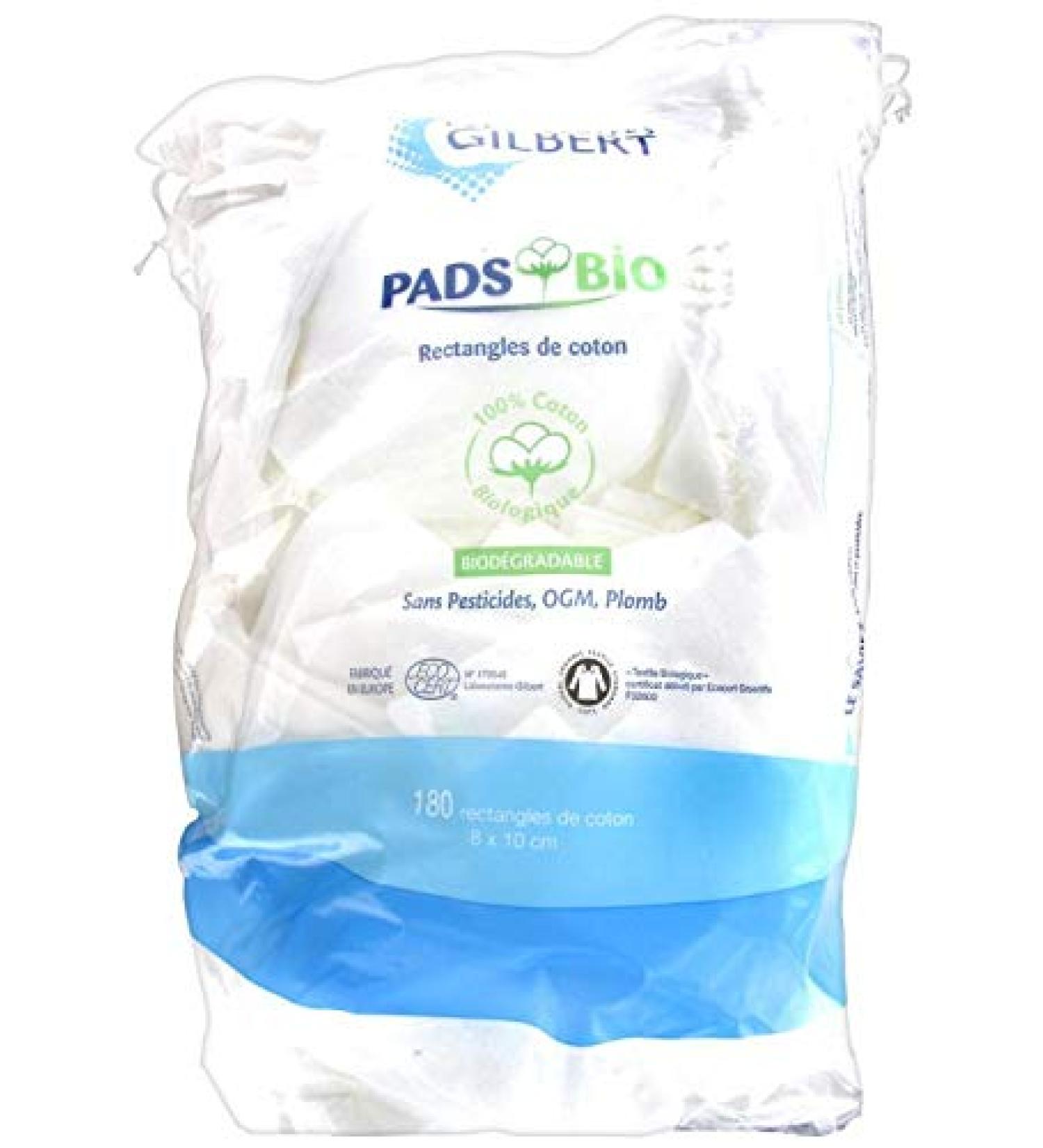 Gilbert Cotton Pads Bio-Cotton 180 pieces