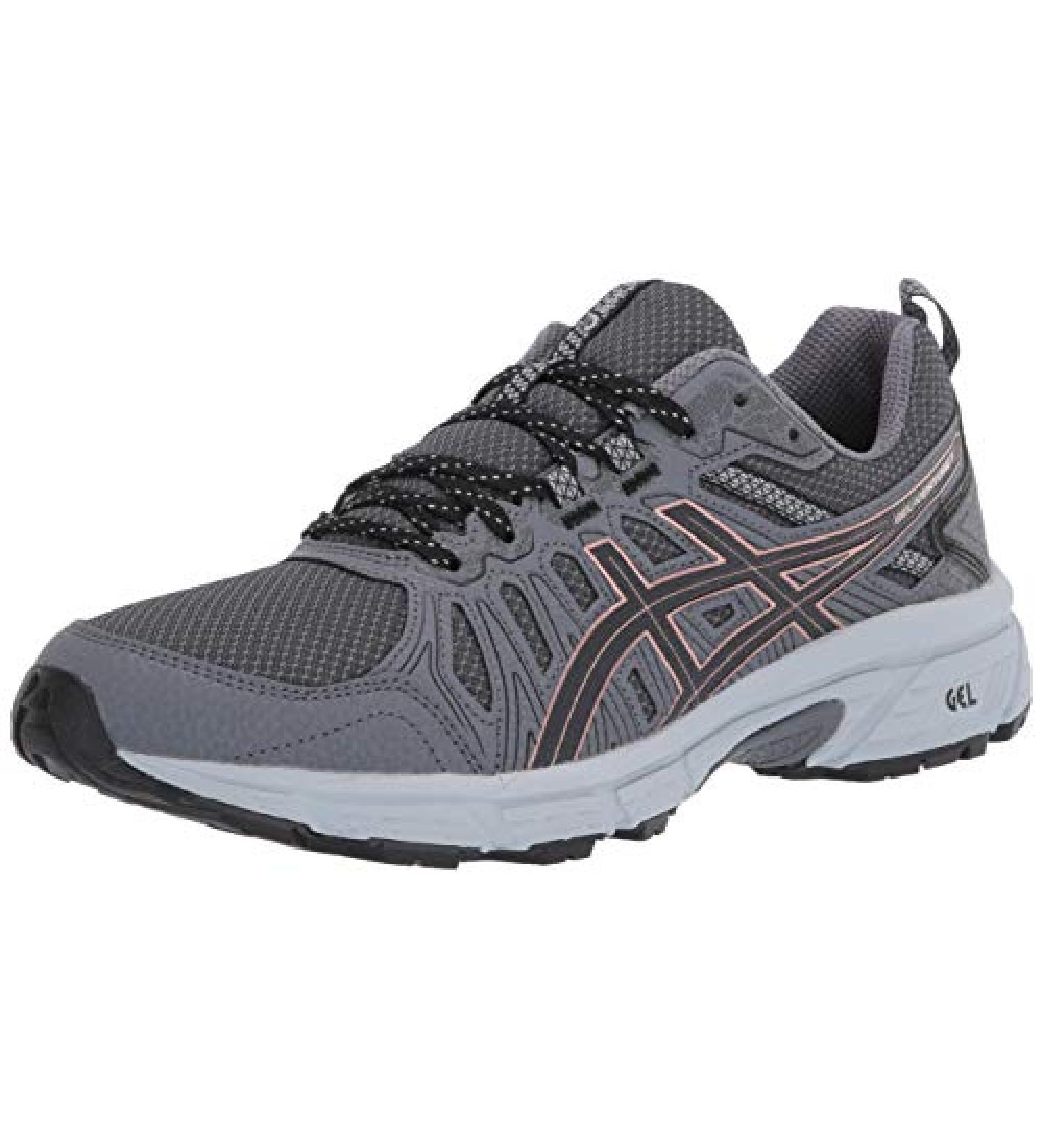 ASICS Gel-Venture 7 Women's Running Shoes 6.5 Graphite Grey/Rose Gold - Buy Online on GoSupps.com