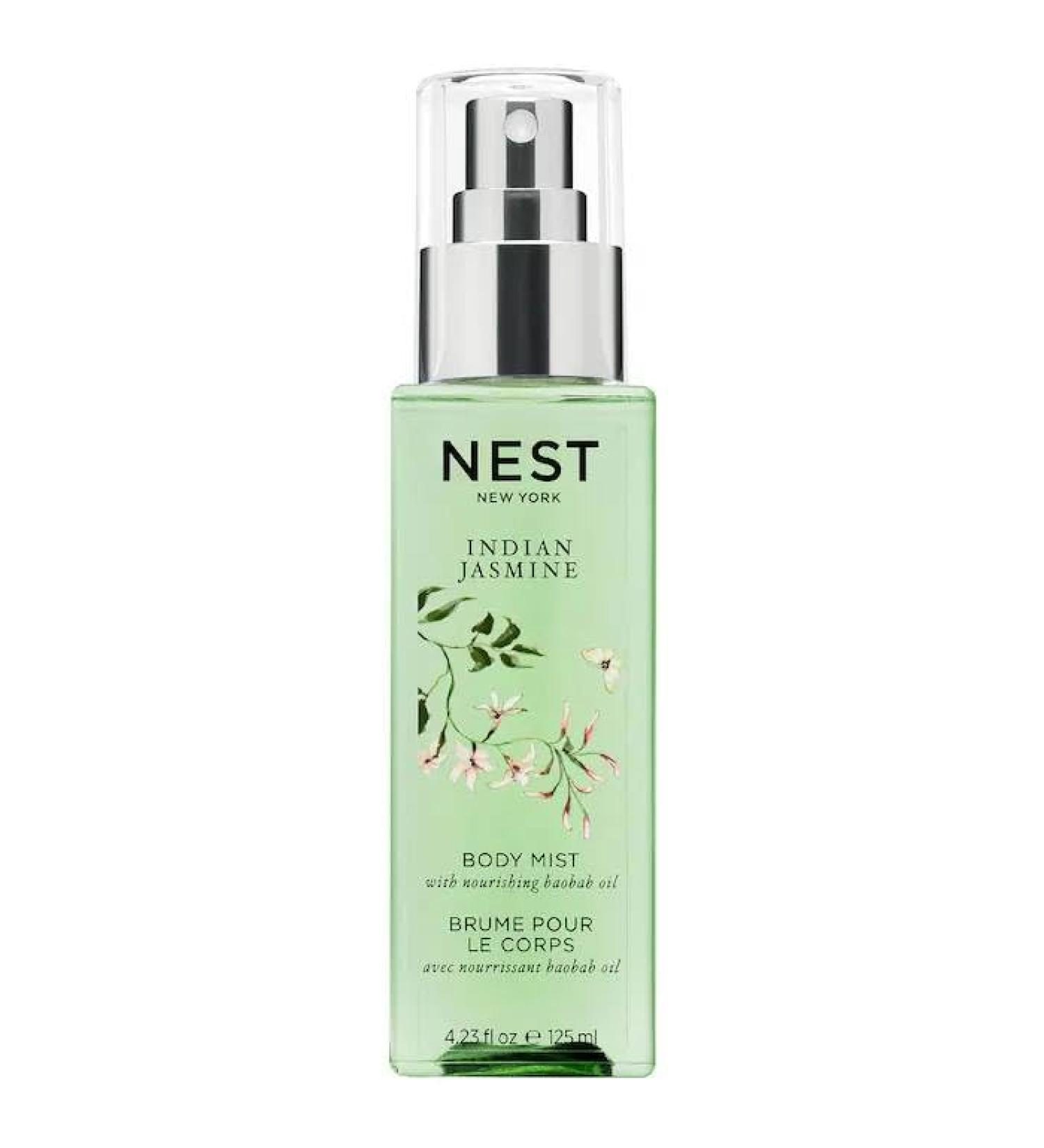 NEST New York Indian Jasmine Perfume Oil Body Mist 4.2 Fl Oz (Pack of 1)