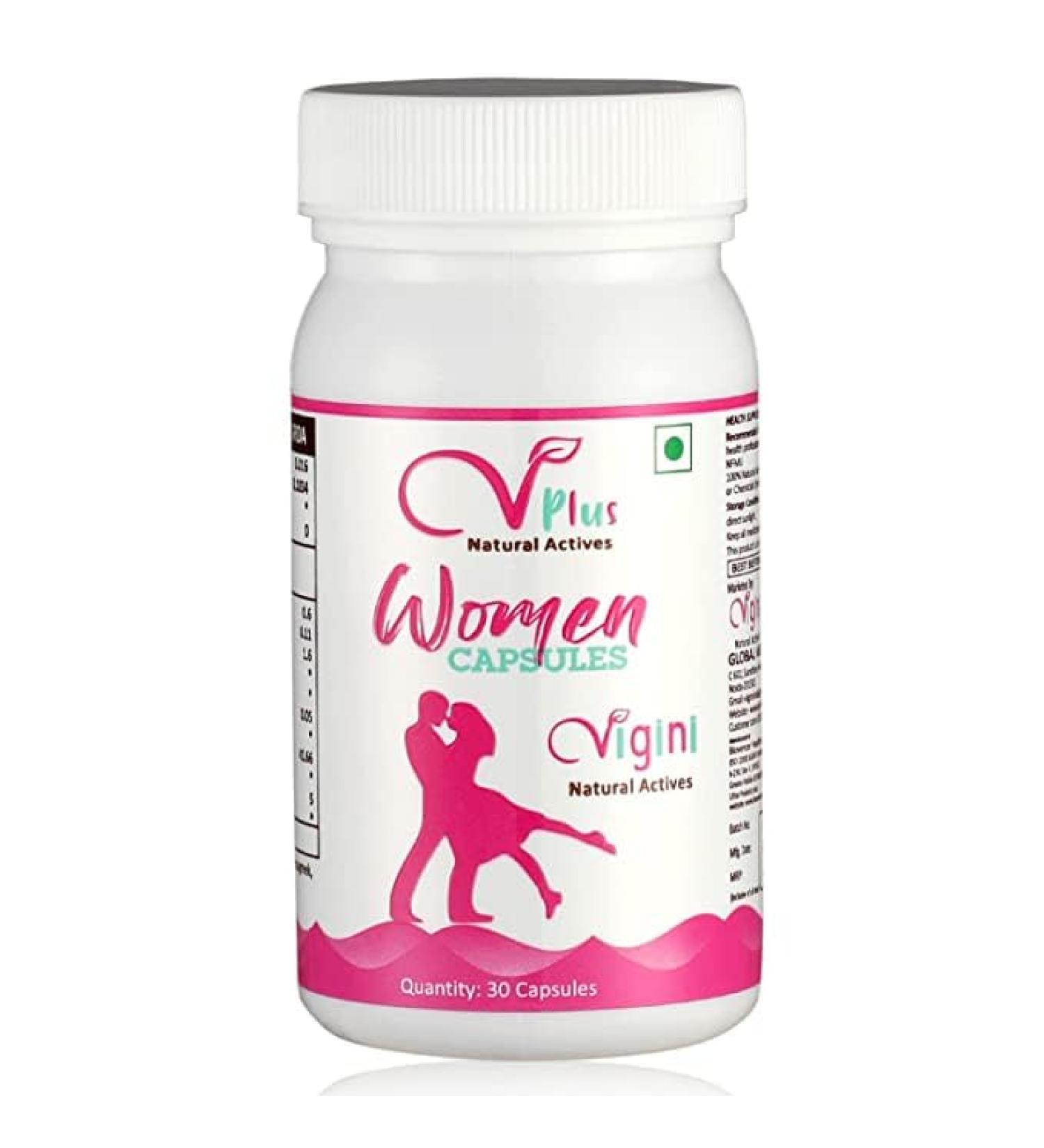 Vigini Strength Stamina Power Energy for Women Capsules Pack of 30 - Buy Online on GoSupps.com