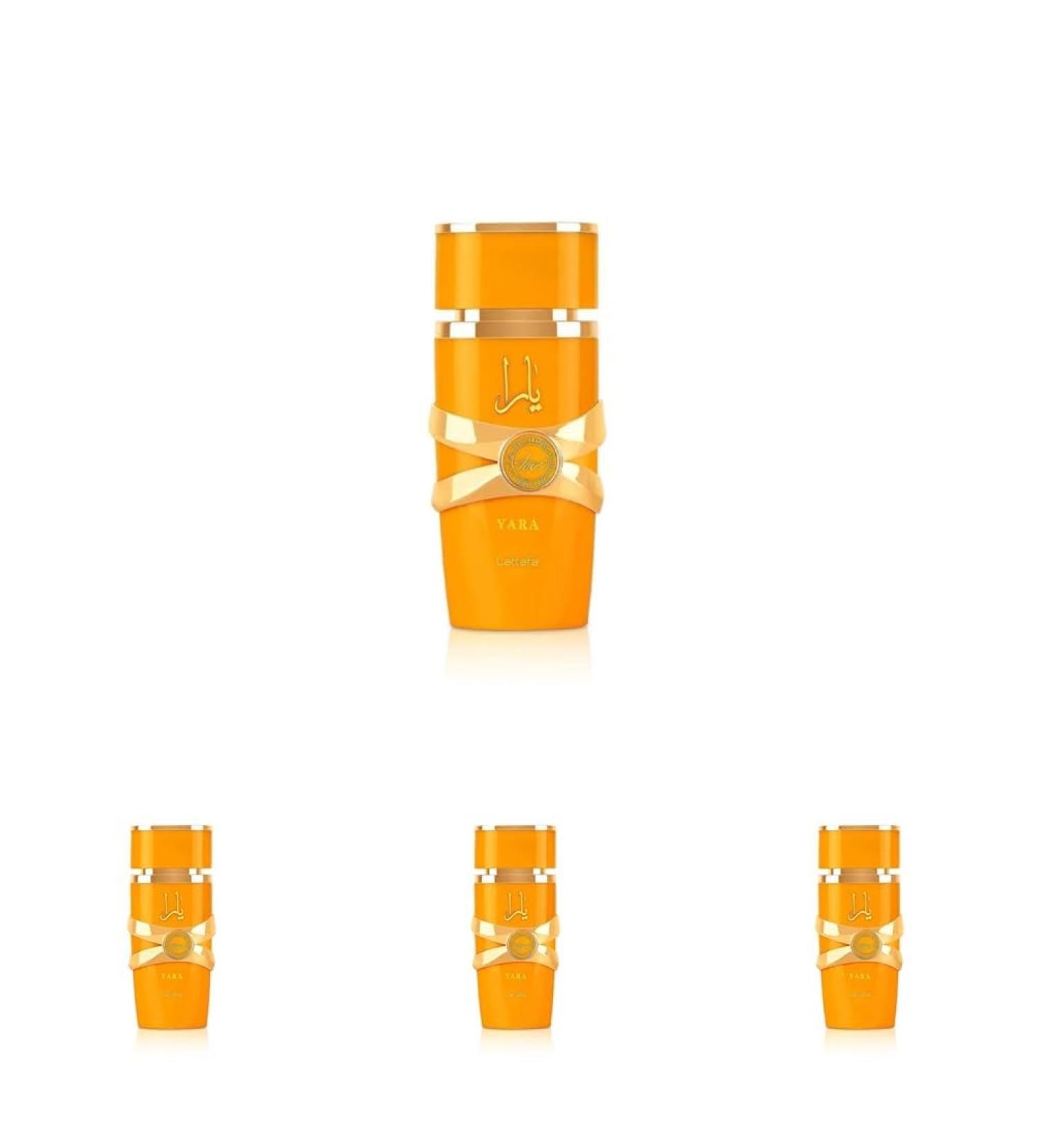 Lattafa Perfumes Yara Tous for Women Eau de Parfum Spray 3.40 Ounces / 100 ml (Pack of 4) Amber Fruity 3.4 Fl Oz (Pack of 4) - Buy Online on GoSupps.com