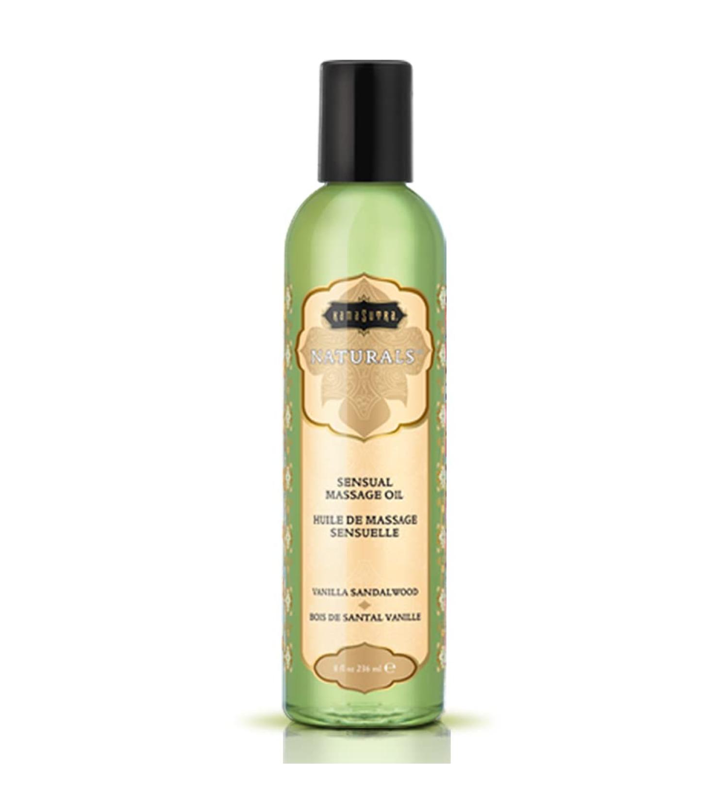 KAMASUTRA COSMETICS Naturals Massage Oil 260 g Vanillia Vanilla Sandalwood 236 milliliters