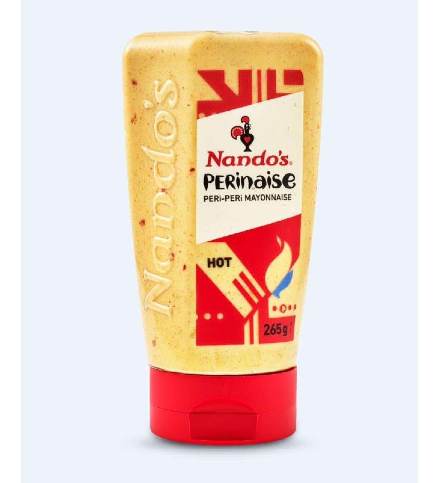Nando's PERINAISE - HOT Peri Peri Mayonnaise 6 x 265g Packs