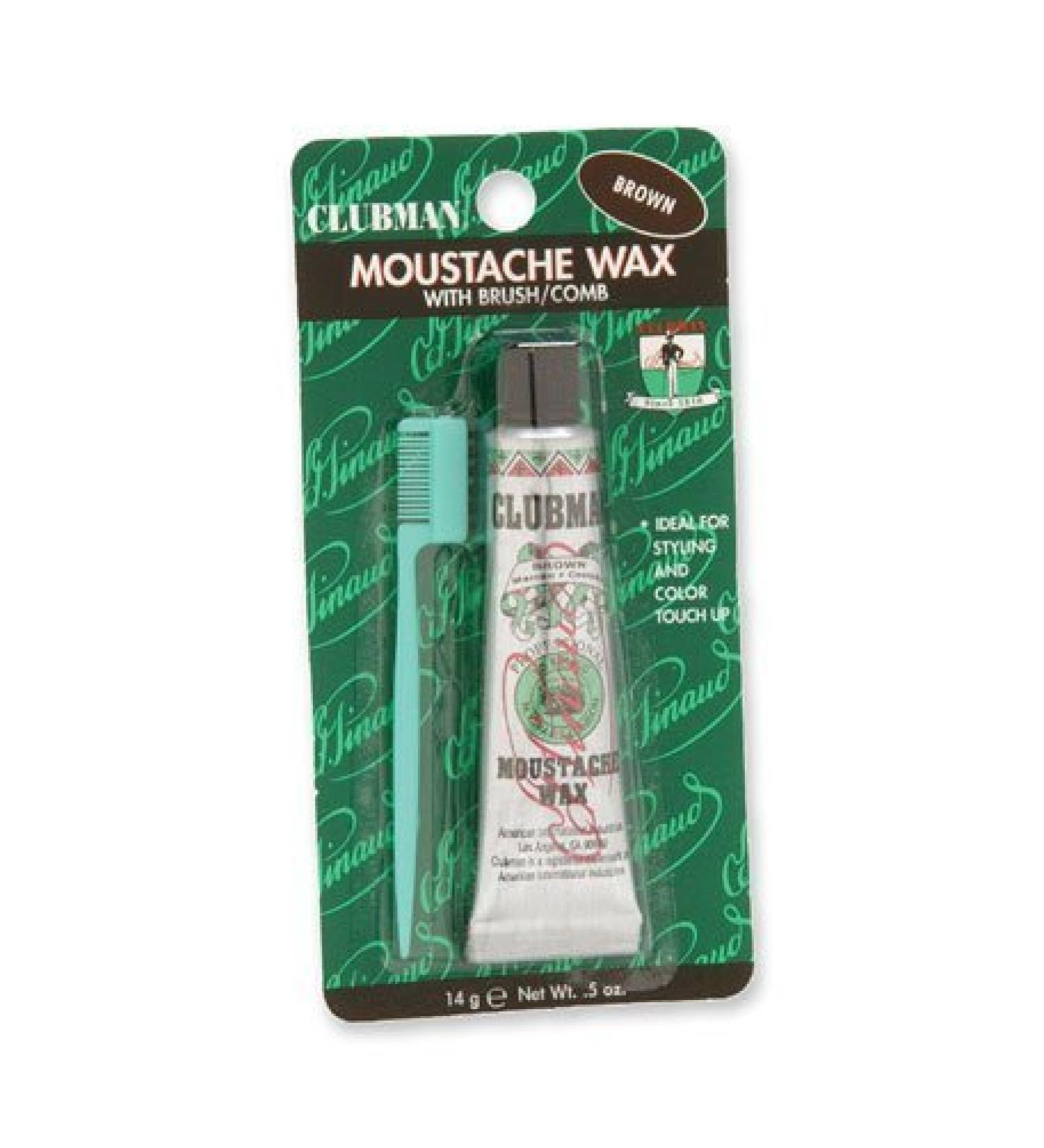 Mousthache Wax - Brown (14g) by Clubman