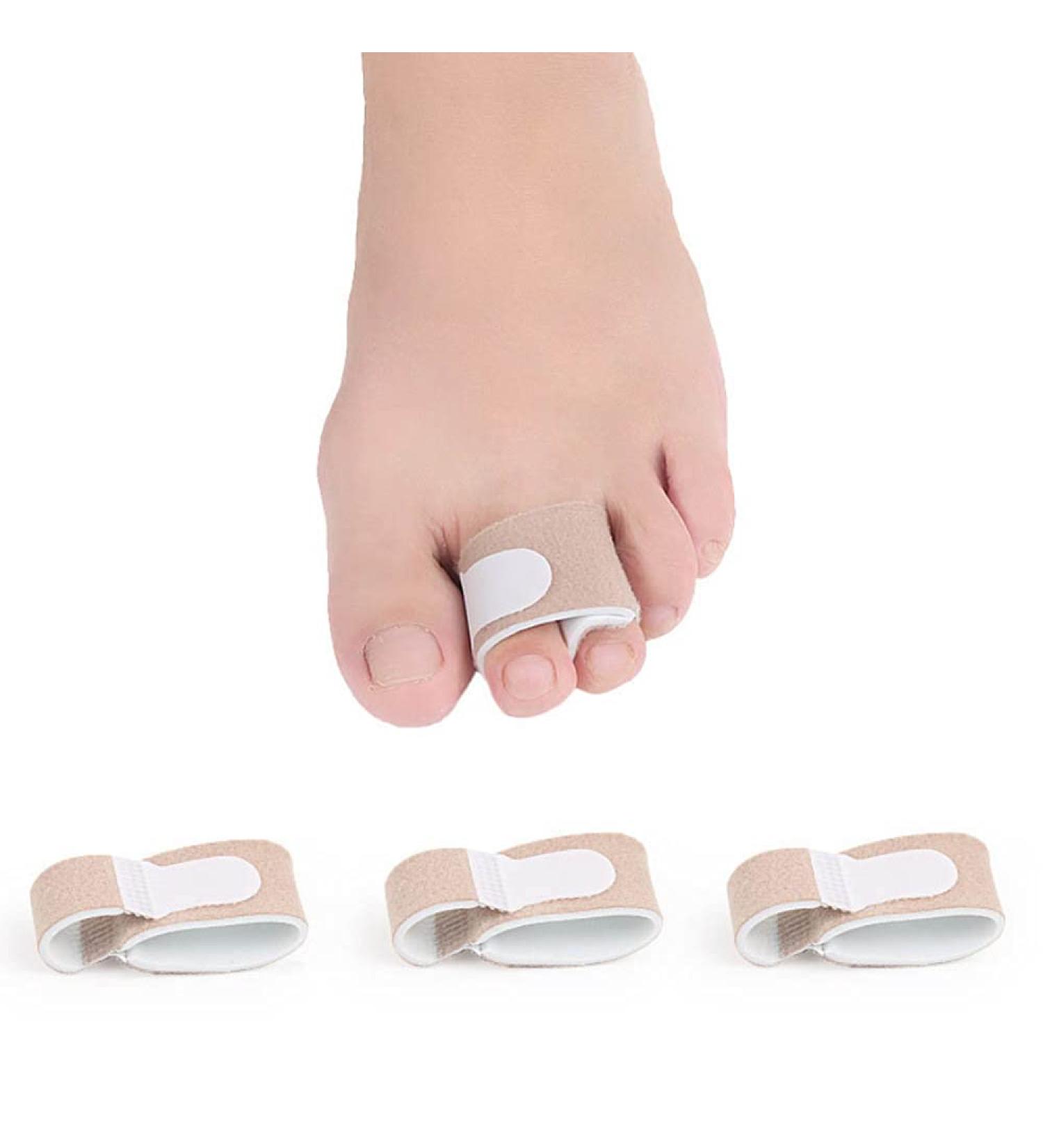 HouChanges Toe Straighteners - Reusable Splints for Bent, Hammer, Overlapping, and Broken Toes (3Pcs) - Buy Online on GoSupps.com